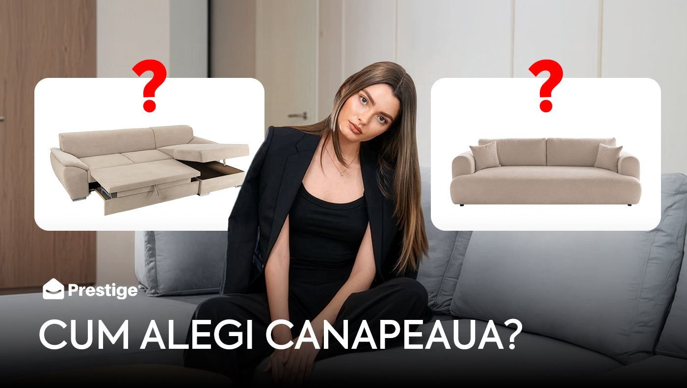 Cum alegi canapeaua în funcție de stilul tău de viață