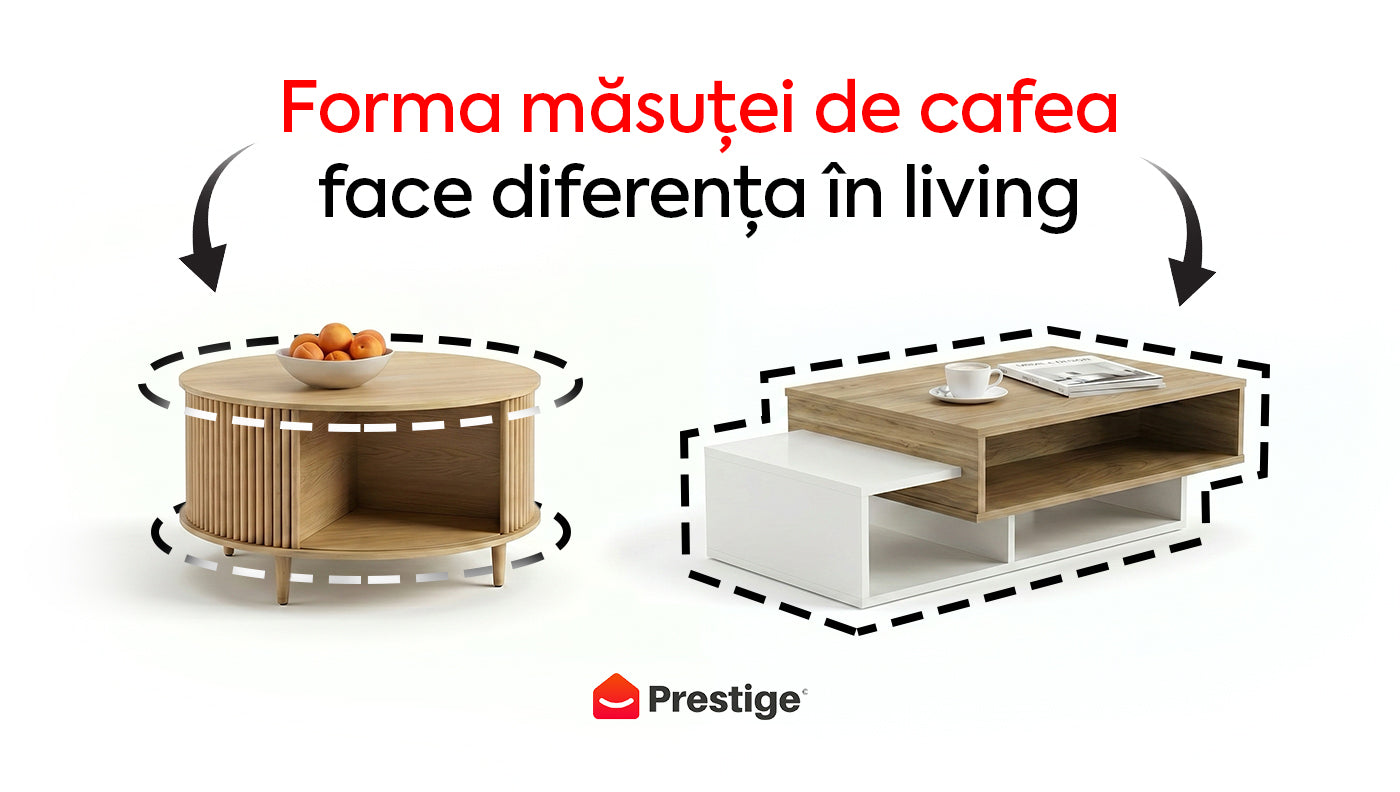 Cum alegi măsuța de cafea pentru un living modern
