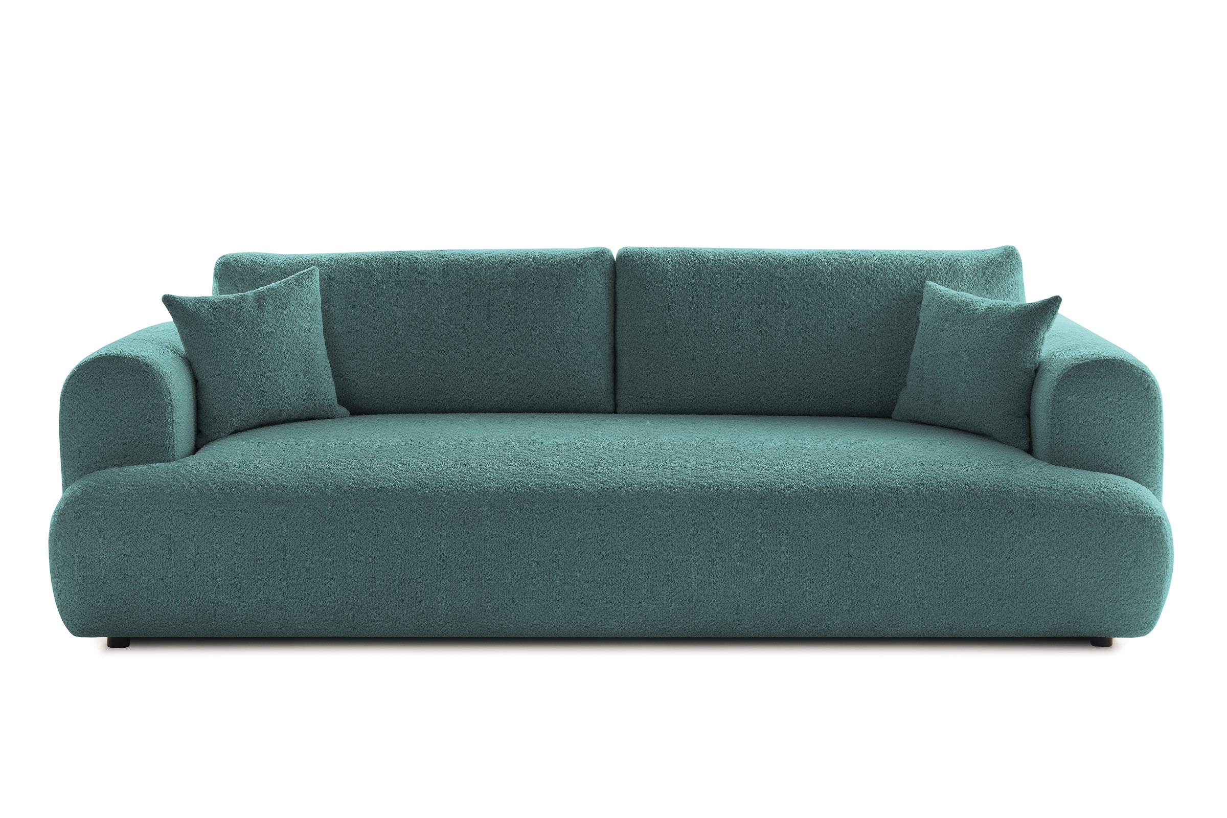 Canapea Extensibilă 3 locuri NOA, cu ladă depozitare, 244x108x80 cm, #color_Albastru-Anthology