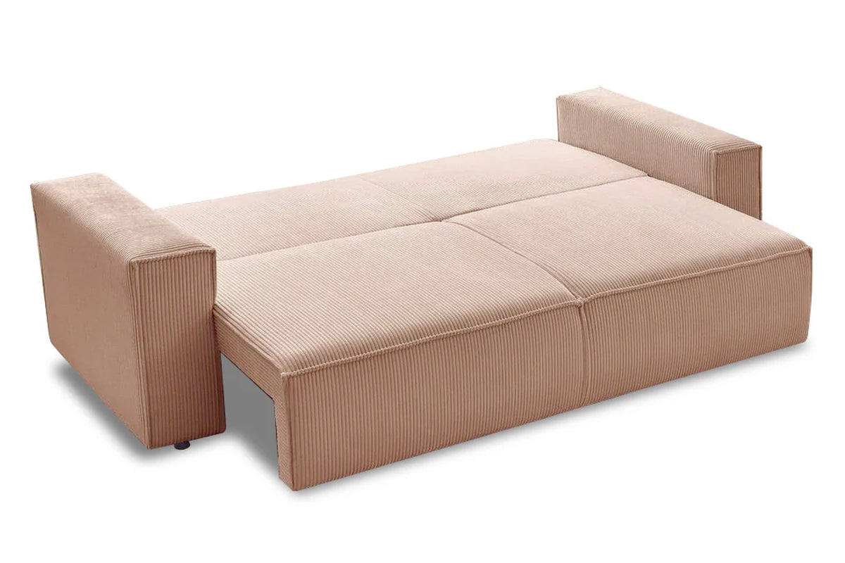 Canapea Extensibila 3 locuri Cloud, cu lada de depozitare, 240x87x85 cm - Prestigehome.ro - Canapea - Prestige - #color_Roz-Zoom