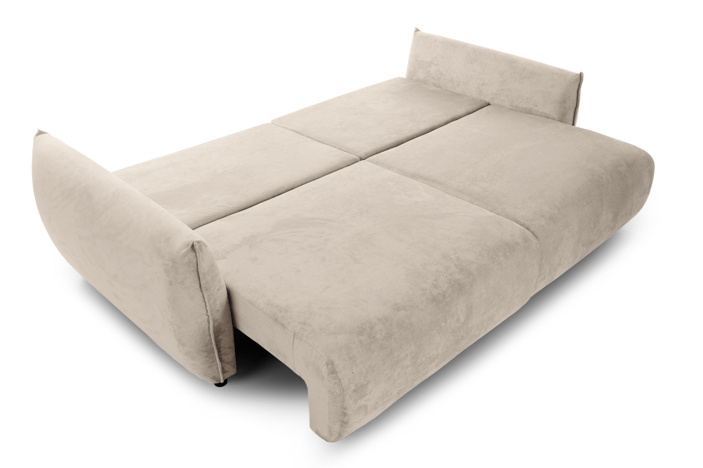 Canapea Extensibilă 3 locuri OSAKA, cu ladă depozitare, 238x110x90 cm #color_Bej-Havana