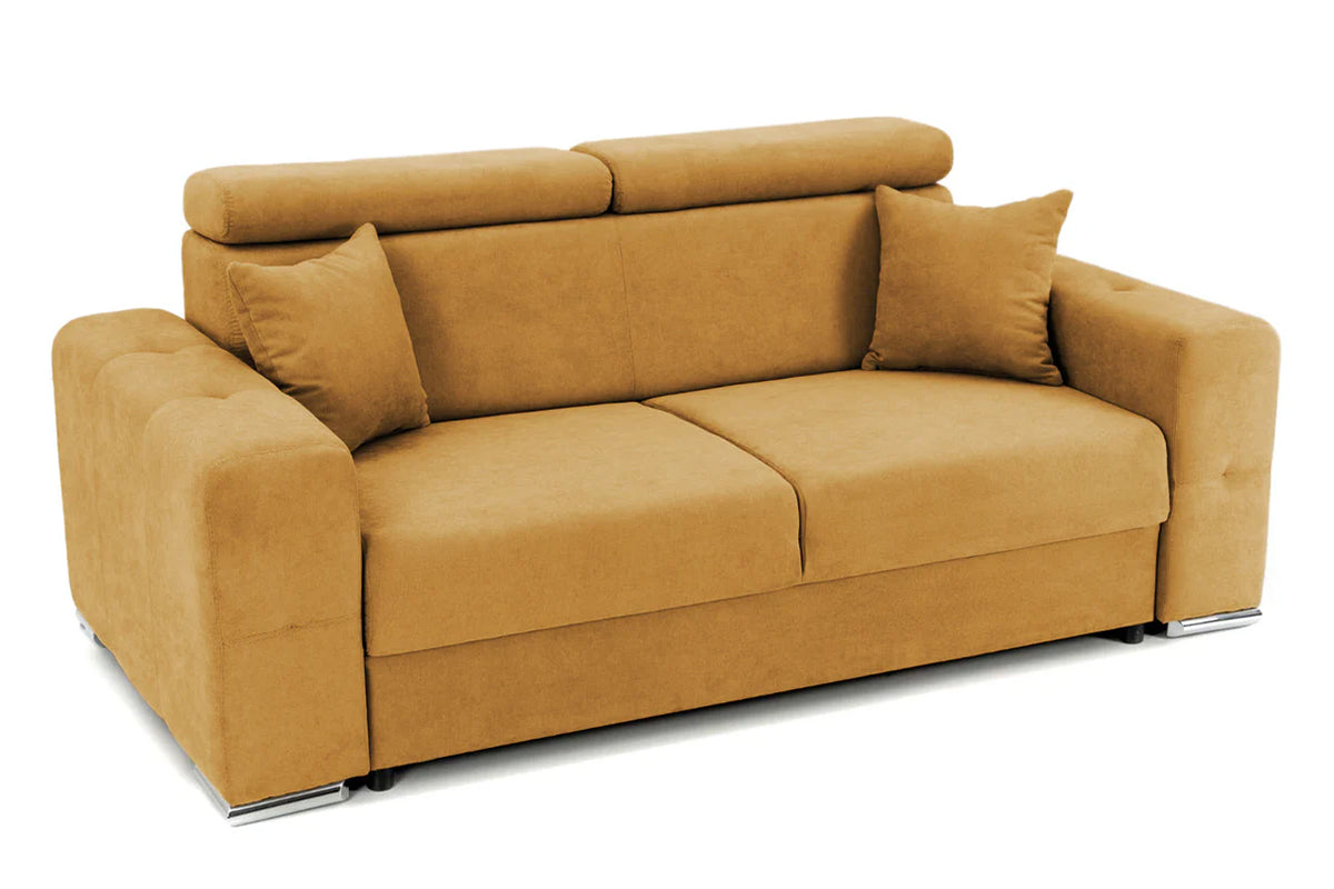 Canapea Fixă 2 locuri BELLAGIO, cu tetiere reglabile, 205x100x100 cm #color_Mango-Enjoy