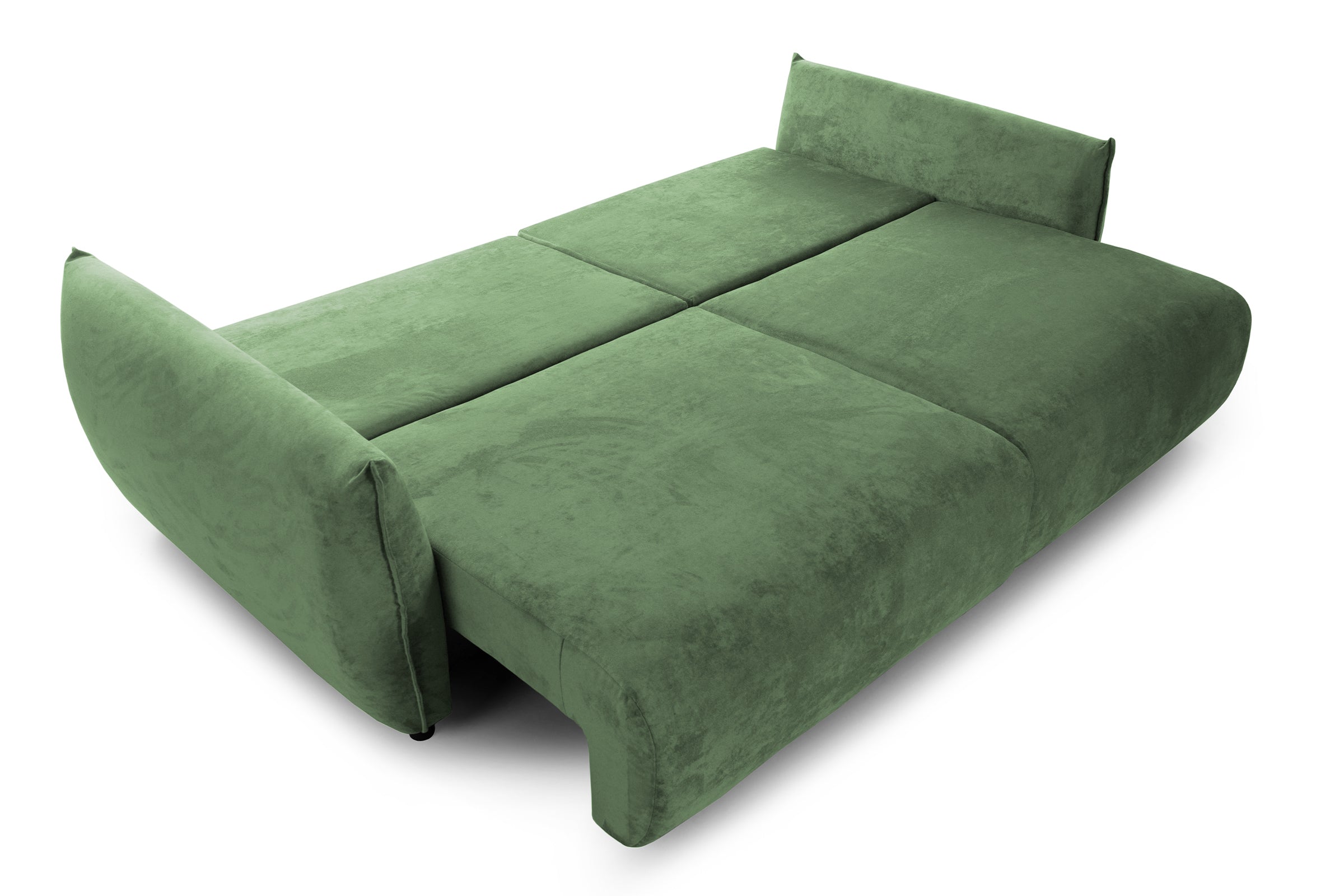 Canapea Extensibilă 3 locuri OSAKA, cu ladă depozitare, 238x110x90 cm #color_Verde-Havana