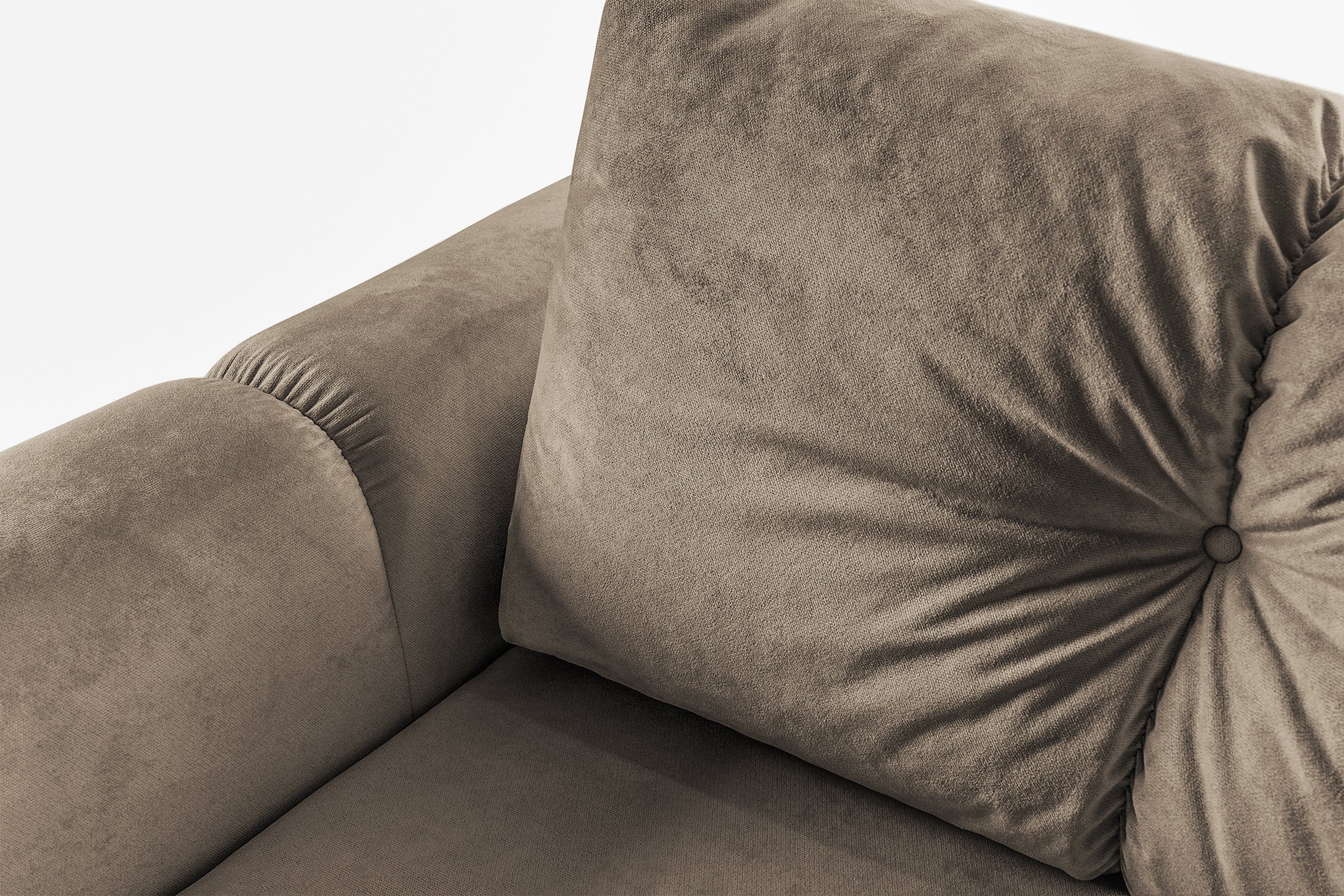 Canapea Extensibilă 3 locuri GEORGIA, cu 2 lăzi depozitare, 248x110x90 cm #color_Cafe-Havana