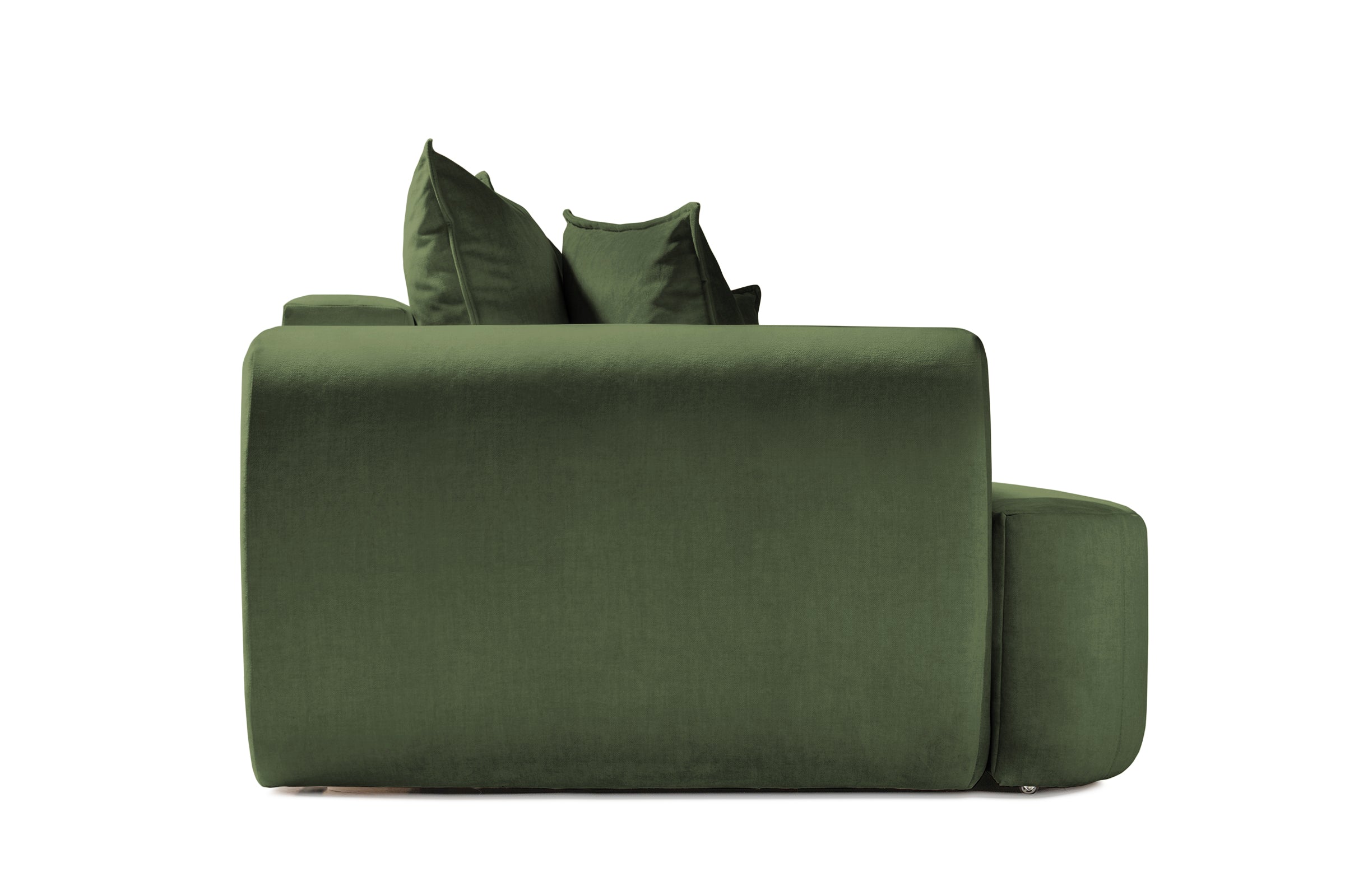 Canapea Extensibilă 3 locuri SAMBA, cu 2 lăzi depozitare, 242x127x90 cm, #Color_Verde-Vogue