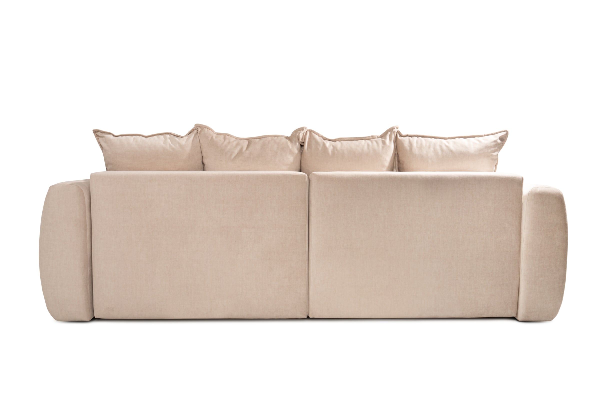 Canapea Extensibilă 3 locuri SAMBA, cu 2 lăzi depozitare, 242x127x90 cm, #Color_Bej-Vogue