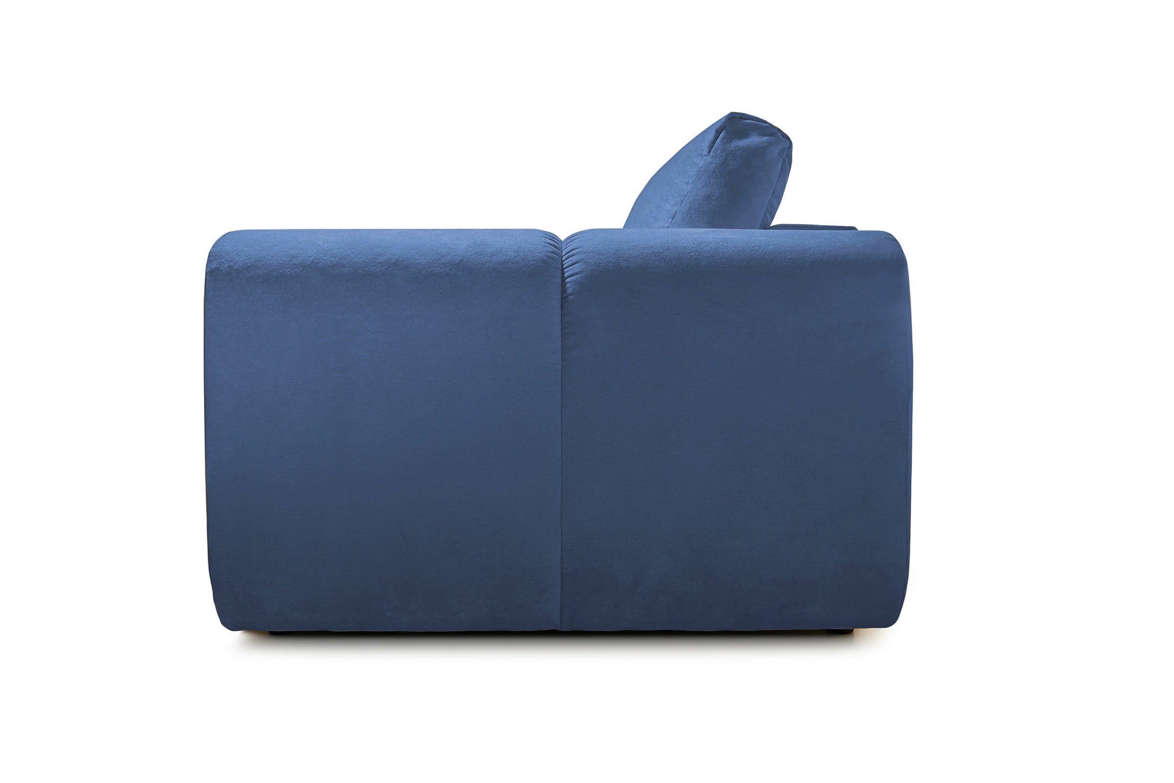 Canapea Extensibilă 3 locuri GEORGIA, cu 2 lăzi depozitare, 248x110x90 cm, #color_Albastru-Havana