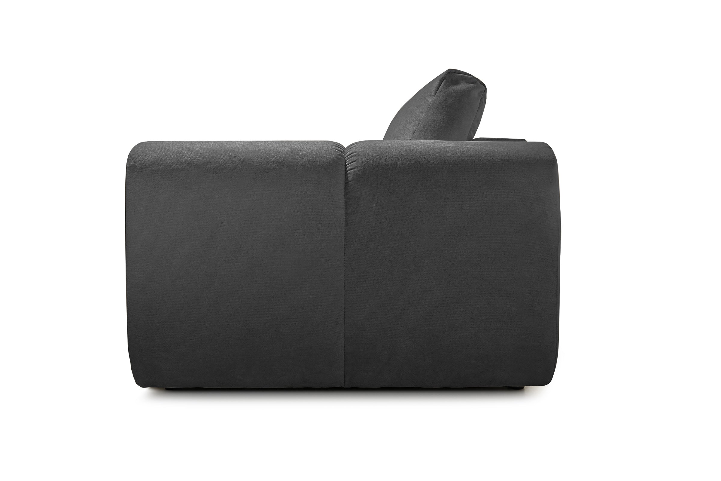 Canapea Extensibilă 3 locuri GEORGIA, cu 2 lăzi depozitare, 248x110x90 cm #color_Gri-Inchis-Havana