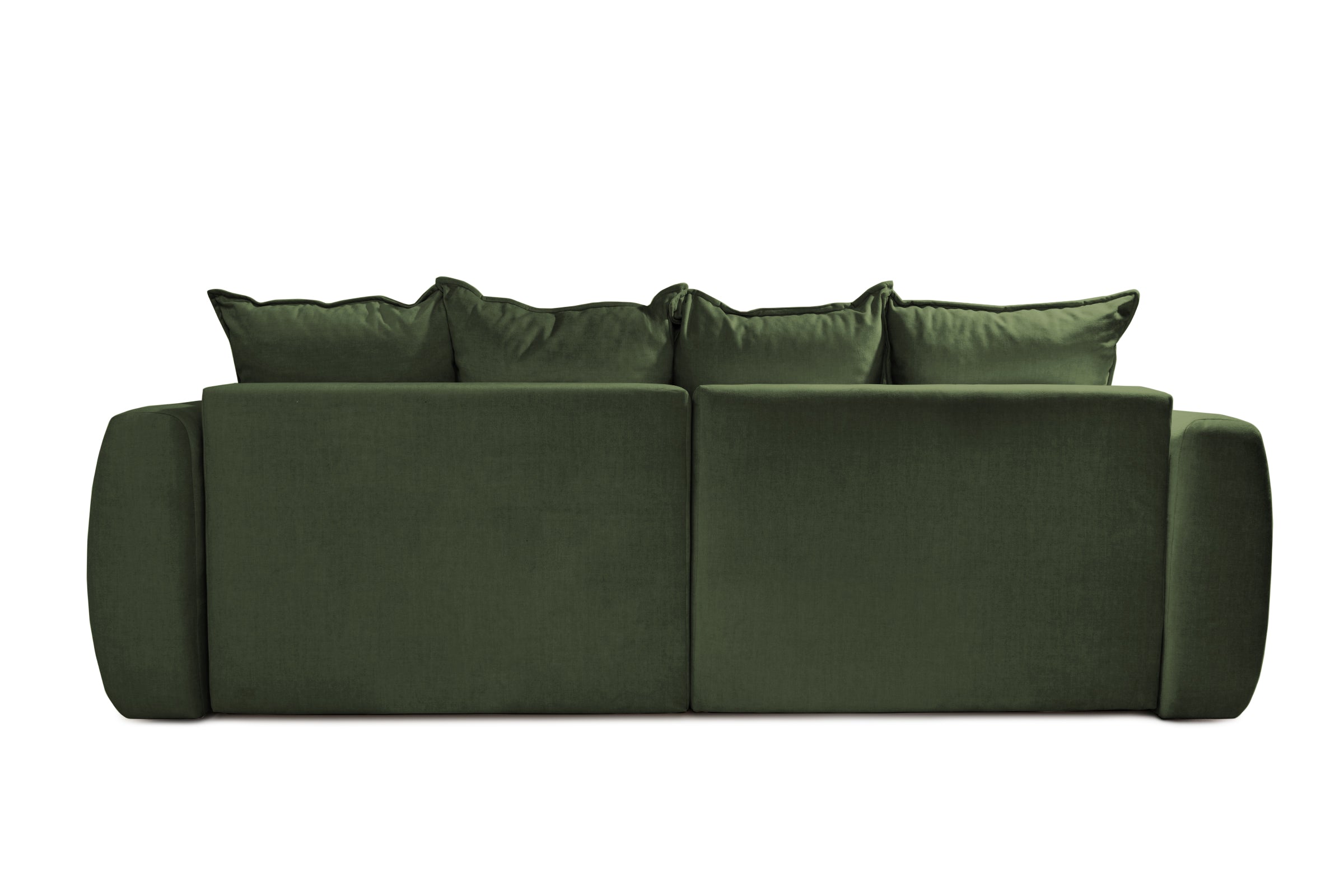 Canapea Extensibilă 3 locuri SAMBA, cu 2 lăzi depozitare, 242x127x90 cm, #Color_Verde-Vogue