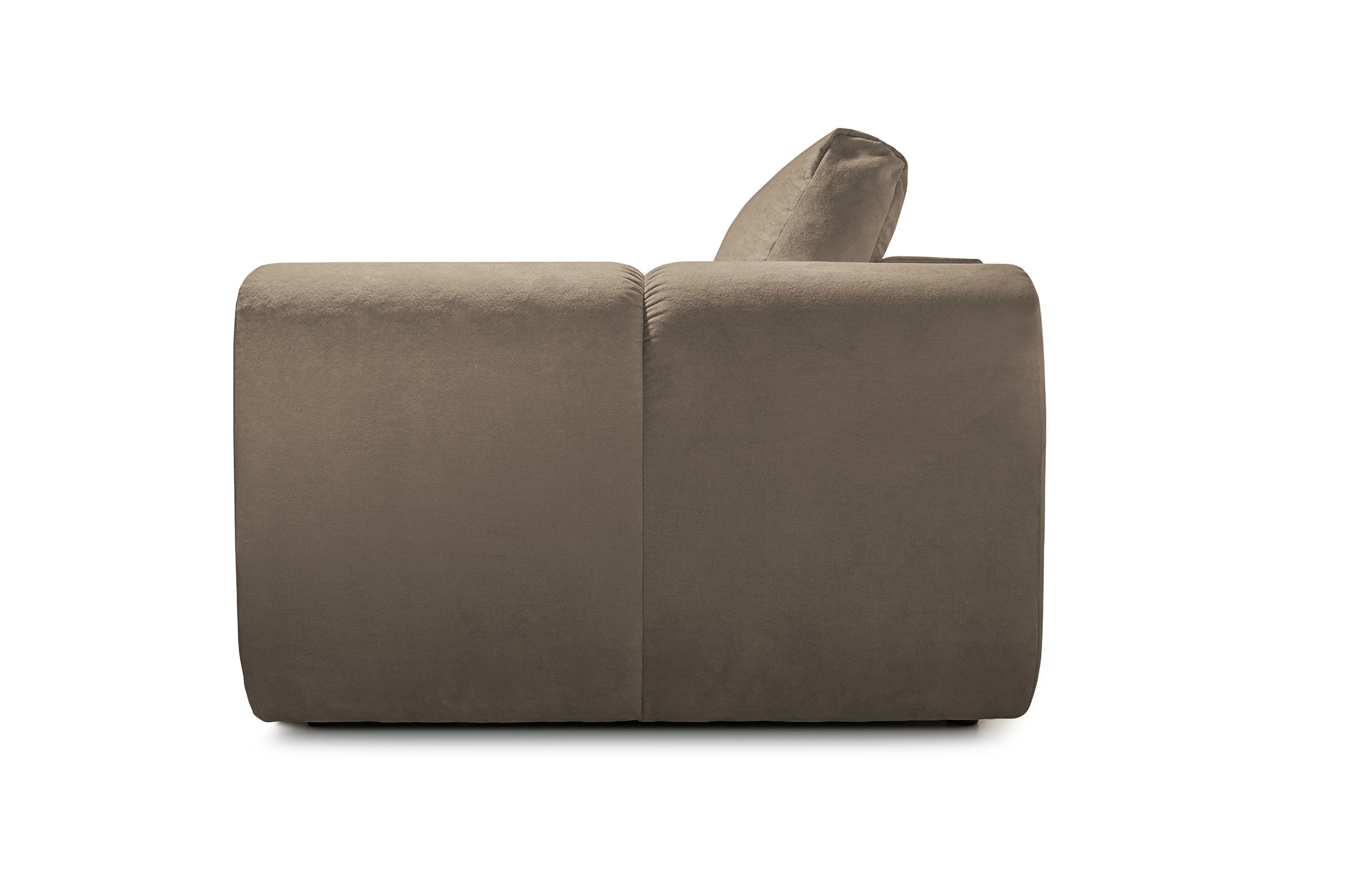 Canapea Extensibilă 3 locuri GEORGIA, cu 2 lăzi depozitare, 248x110x90 cm #color_Cafe-Havana