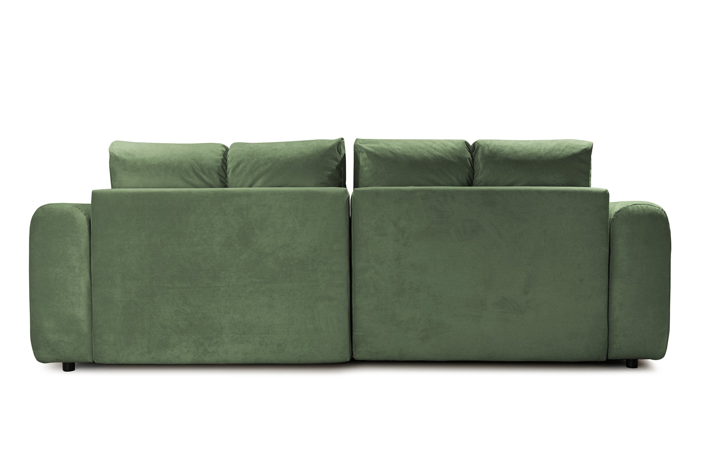 Canapea Extensibilă 3 locuri GEORGIA, cu 2 lăzi depozitare, 248x110x90 cm #color_Verde-Havana