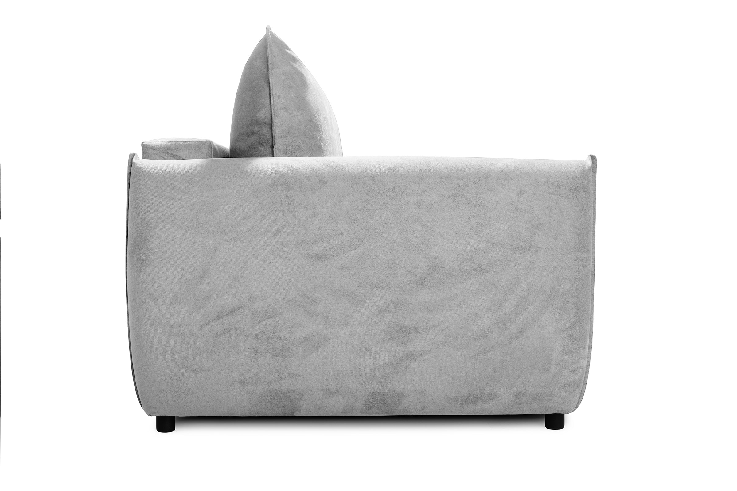 Canapea Extensibilă 3 locuri OSAKA, cu ladă depozitare, 238x110x90 cm #color_Gri-Deschis-Havana