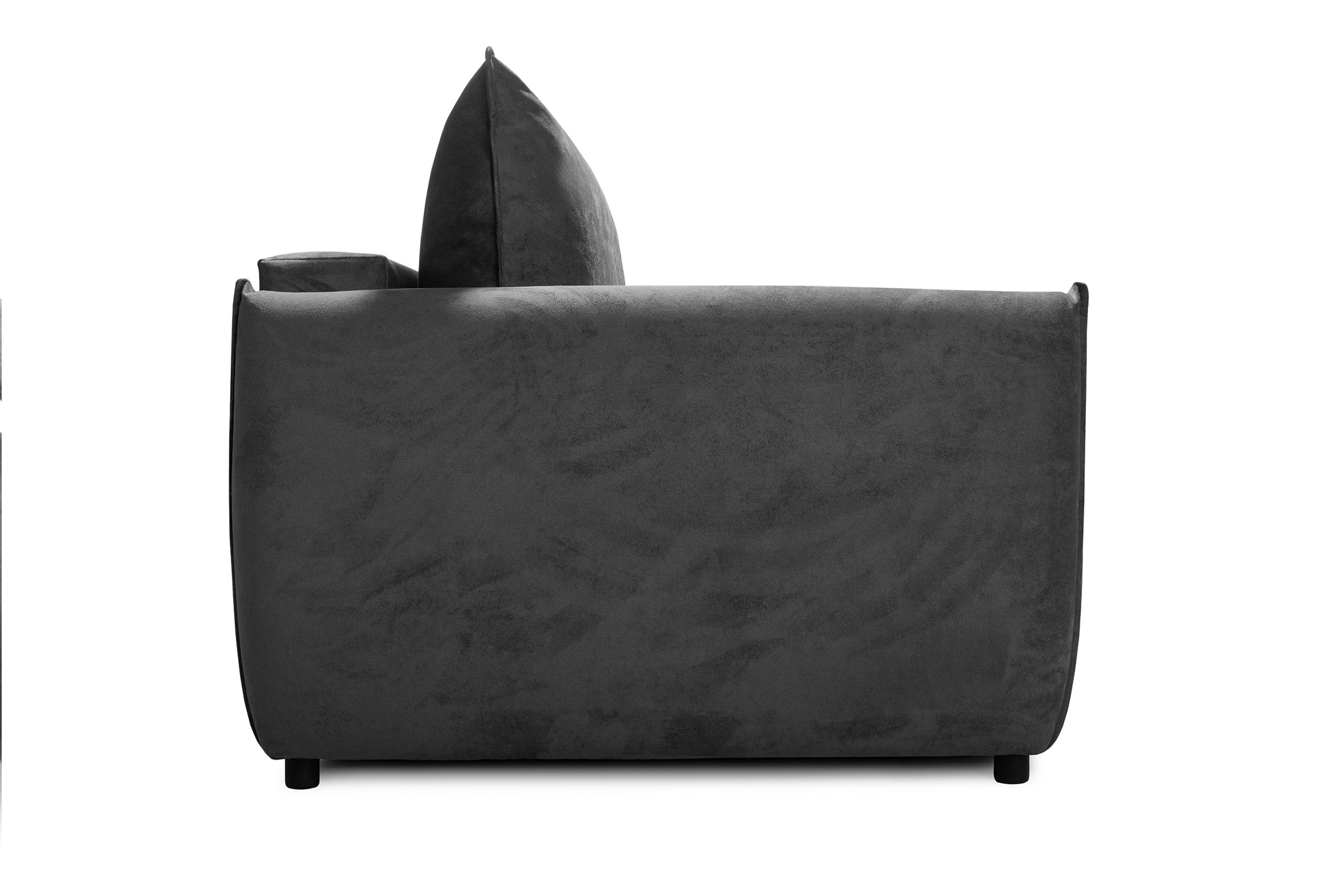 Canapea Extensibilă 3 locuri OSAKA, cu ladă depozitare, 238x110x90 cm #color_Gri-Inchis-Havana