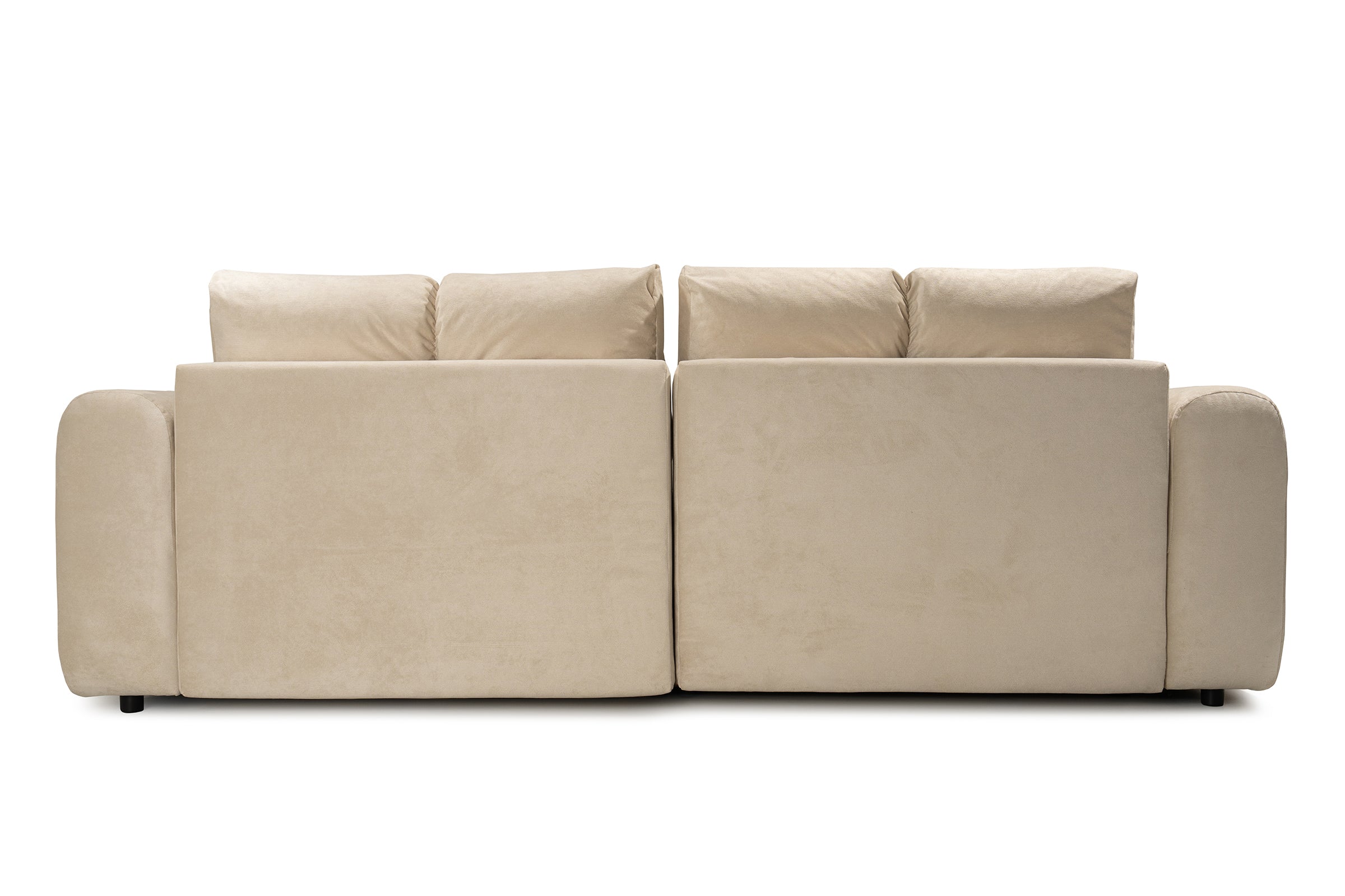 Canapea Extensibilă 3 locuri GEORGIA, cu 2 lăzi depozitare, 248x110x90 cm #color_Bej-Havana