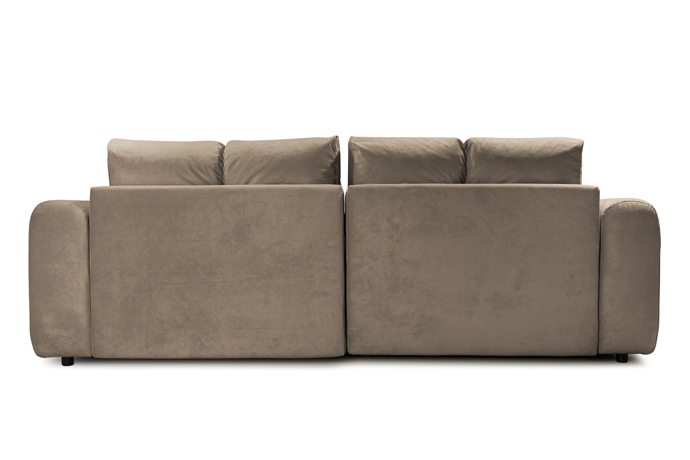 Canapea Extensibilă 3 locuri GEORGIA, cu 2 lăzi depozitare, 248x110x90 cm #color_Cafe-Havana