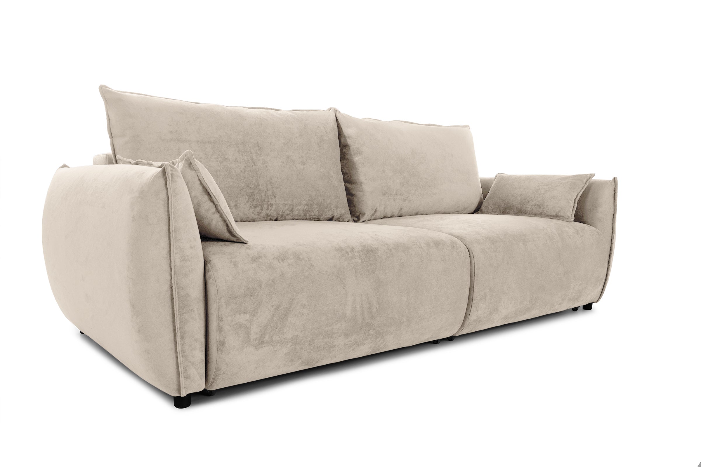 Canapea Extensibilă 3 locuri OSAKA, cu ladă depozitare, 238x110x90 cm #color_Bej-Havana