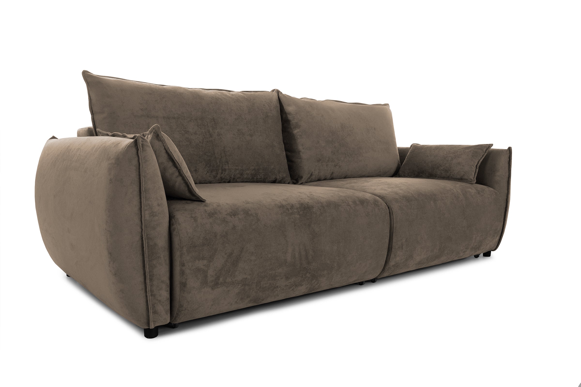 Canapea Extensibilă 3 locuri OSAKA, cu ladă depozitare, 238x110x90 cm #color_Cafe-Havana