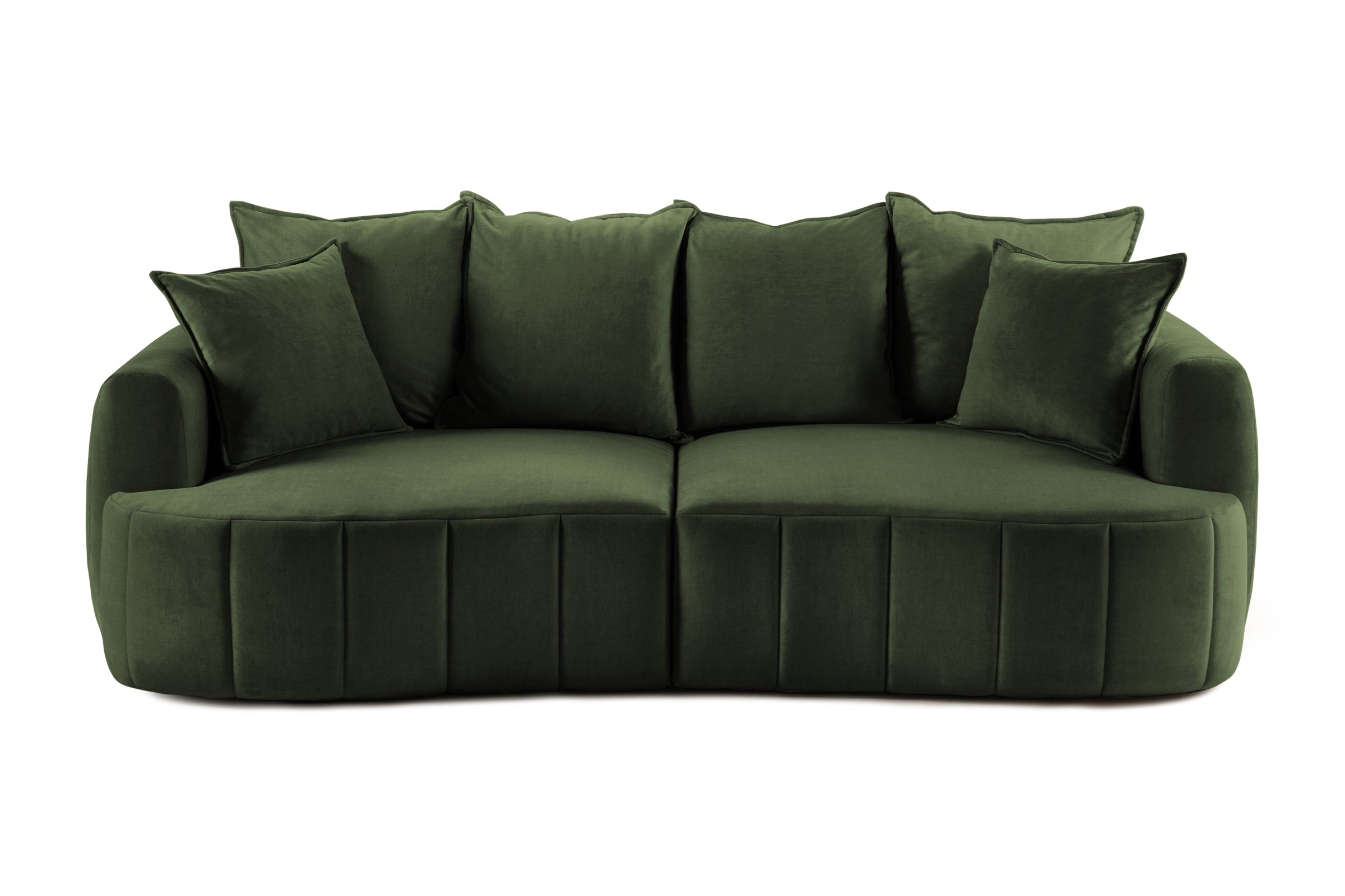 Canapea Extensibilă 3 locuri SAMBA, cu 2 lăzi depozitare, 242x127x90 cm, #Color_Verde-Vogue