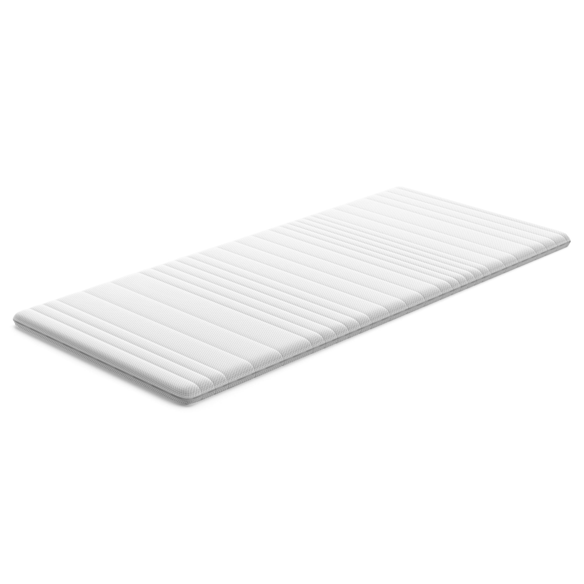 Topper saltea Memory 4 cm, cu spumă memory, husă antialergică și lavabilă, Grosime: 5 cm - Prestige Home