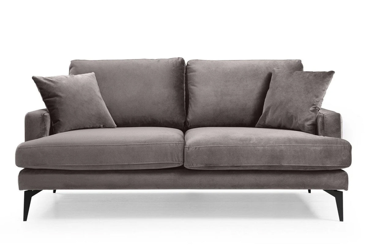 Canapea Fixă AZURRO, 2 locuri, 175x90x85 cm - Prestigehome.ro - Canapea - Prestige #color_Velutto-Gri