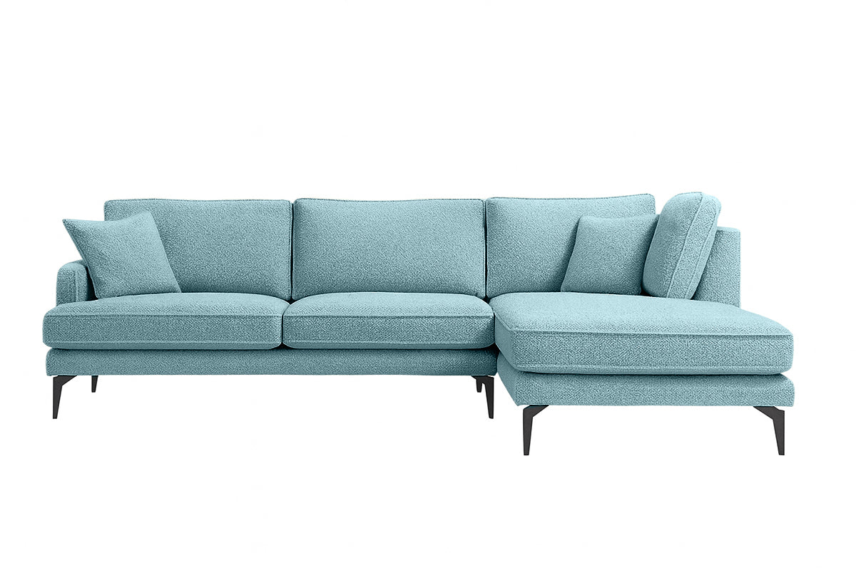 Colțar Fix AZURRO, cu ladă de depozitare, 280x90/180x85 cm - Prestigehome.ro - Colțar - Prestige #color_Albastru-Mystery