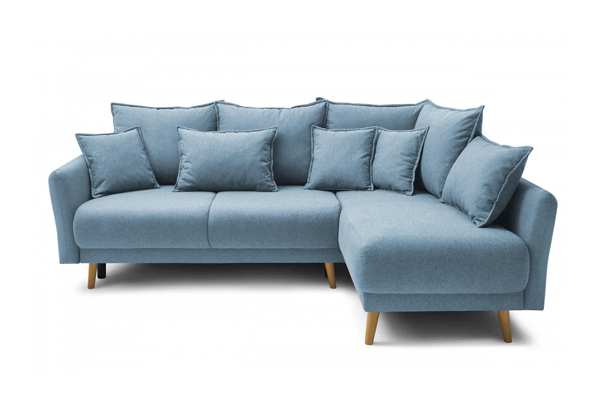 Colțar Extensibil JULIET, cu ladă de depozitare, variante stânga/dreapta, 240x166x95 cm - Prestigehome.ro - Canapea - Prestige #color_Albastru-Loft