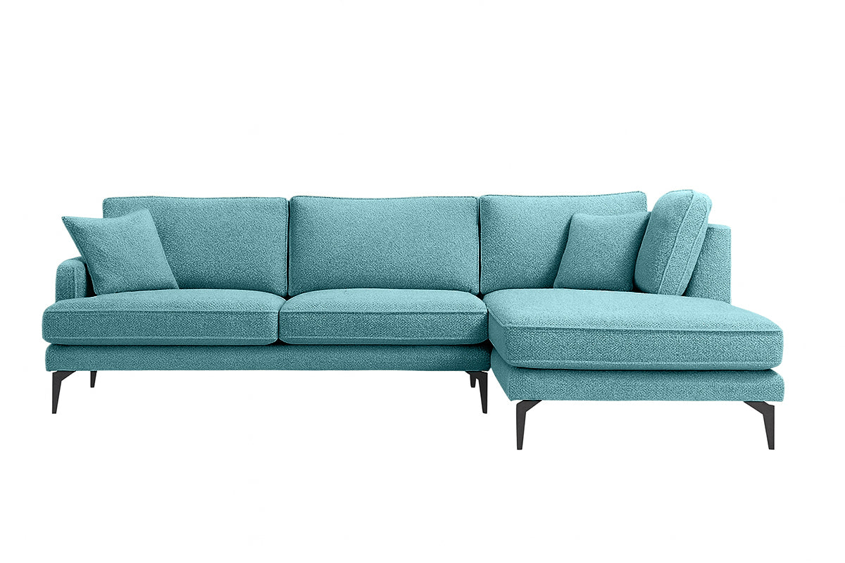 Colțar Fix AZURRO, cu ladă de depozitare, 280x90/180x85 cm - Prestigehome.ro - Colțar - Prestige #color_Turcoaz-Mystery