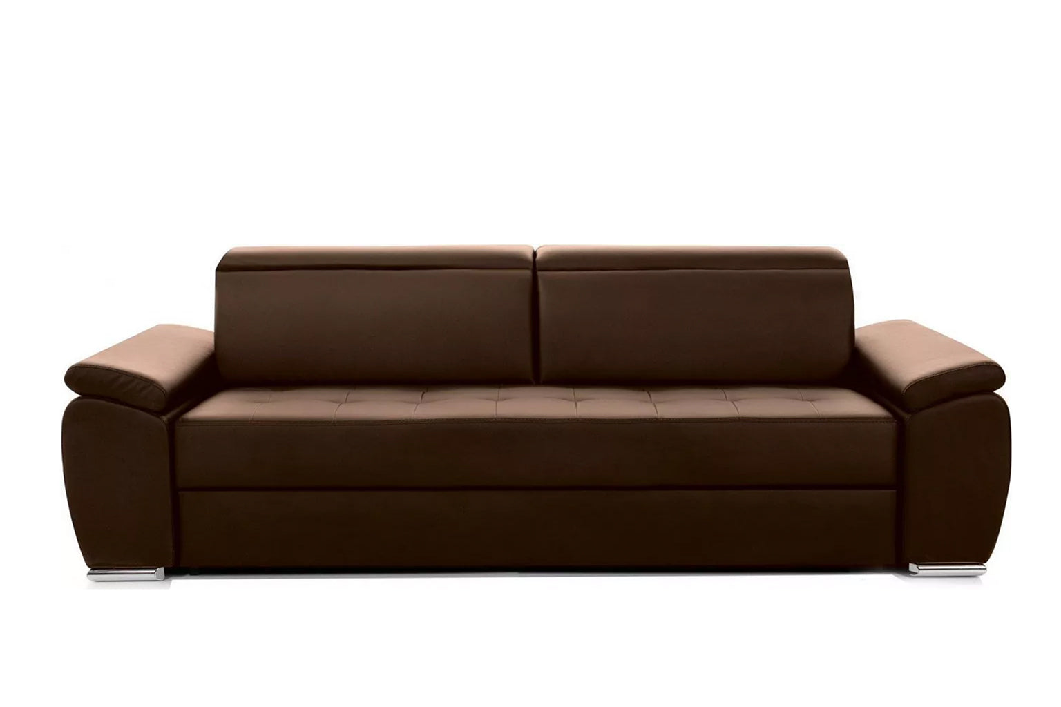 Canapea Extensibilă 3 locuri TRENDY, cu tetiere reglabile, 250x95x105 cm, Espresso - Outlet