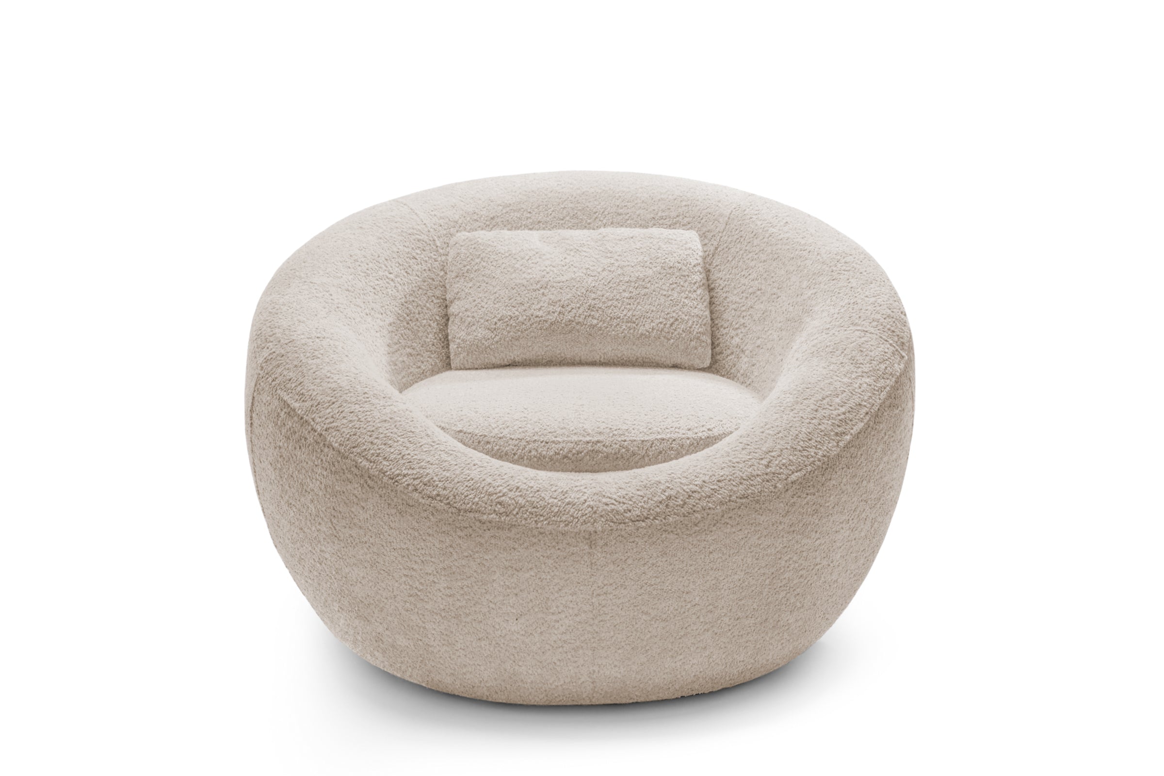 Fotoliu NIDO, suport lombar, 70x70x90 cm, #color_Bej-Anthology