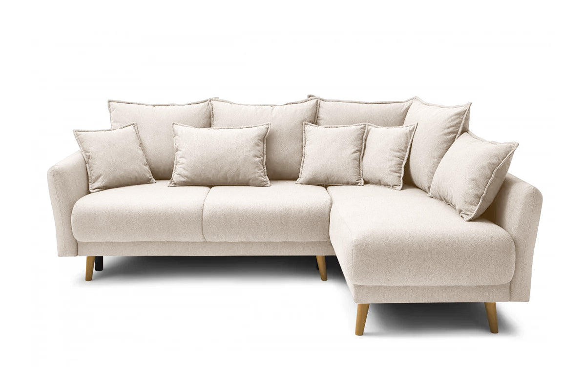 Colțar Extensibil JULIET, cu ladă de depozitare, variante stânga/dreapta, 240x166x95 cm - Prestigehome.ro - Canapea - Prestige #color_Crem-Loft