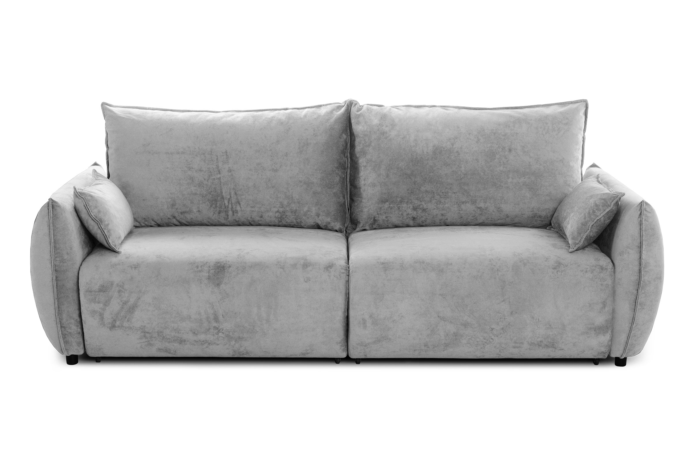 Canapea Extensibilă 3 locuri OSAKA, cu ladă depozitare, 238x110x90 cm #color_Gri-Deschis-Havana