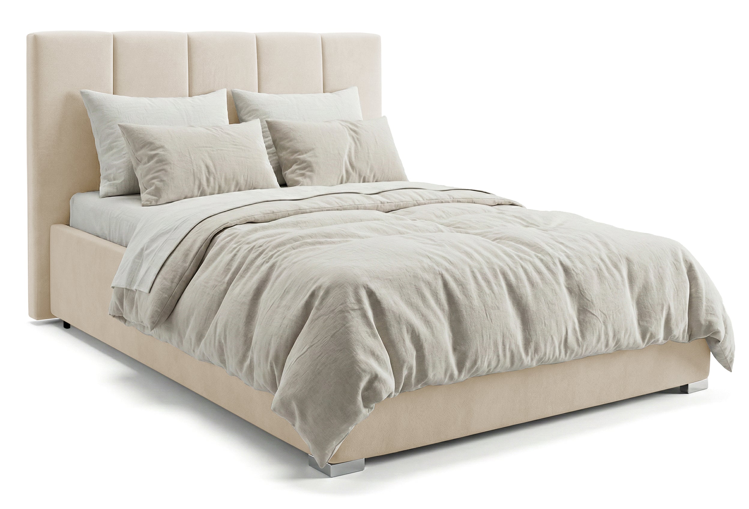 Pat Tapitat Luna, cu Lada Rabatabil, Prestigehome.ro, Prestige, #color_swing-crem