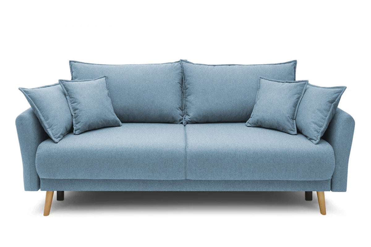 Canapea Extensibilă 3 locuri JULIET, cu ladă de depozitare, 215x88x95 cm - Prestigehome.ro - Canapea - Prestige #color_Albastru-Loft