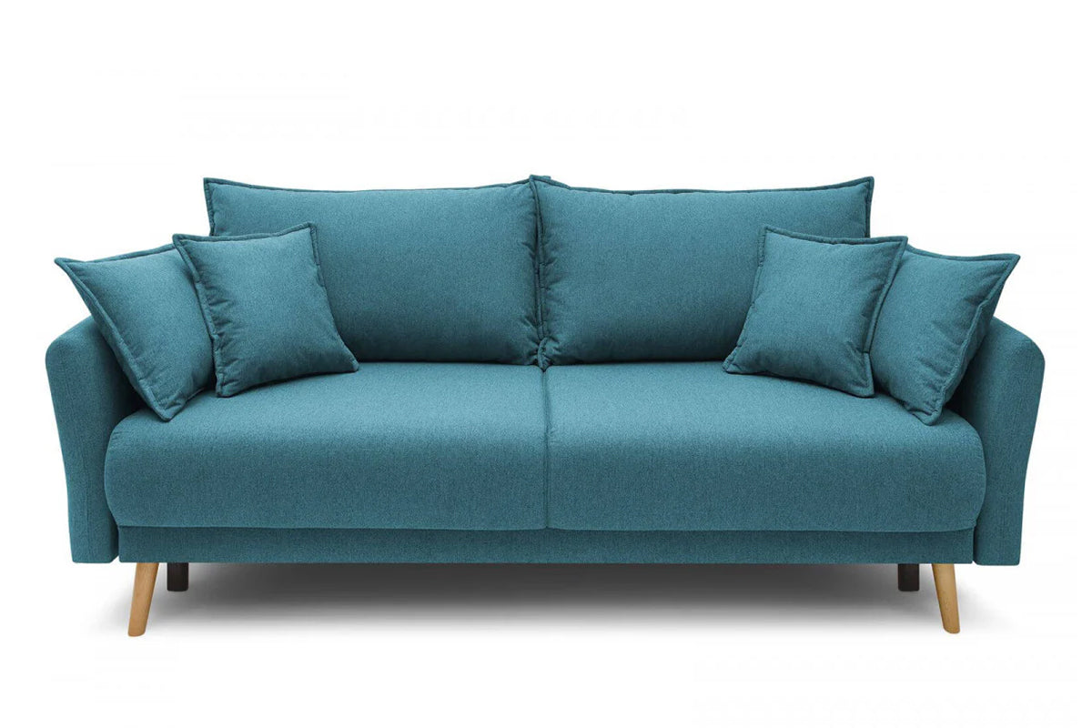 Canapea Extensibilă 3 locuri JULIET, cu ladă de depozitare, 215x88x95 cm - Prestigehome.ro - Canapea - Prestige #color_Turcoaz-Como