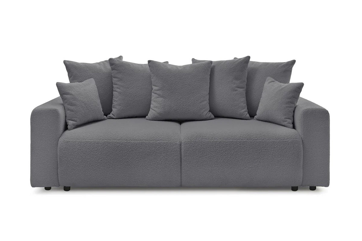 Canapea Extensibilă 3 locuri LIVIGNO, cu ladă de depozitare, 235x93x100 cm - Prestigehome.ro - Canapea - Prestige #color_Gri-Inchis-Anthology