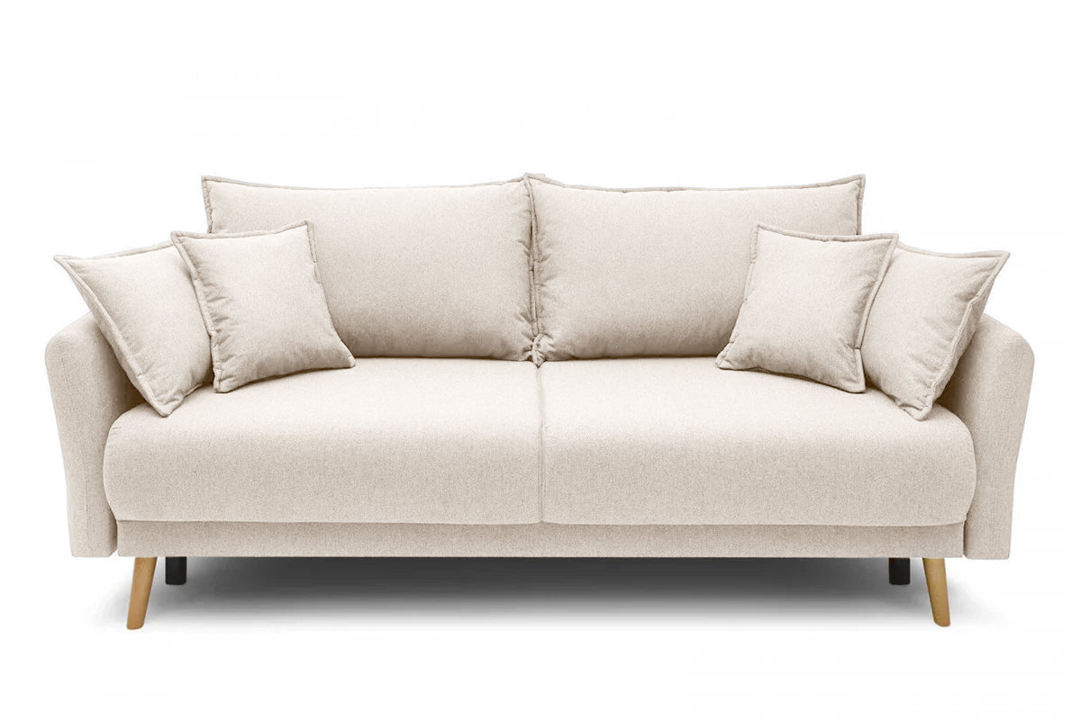 Canapea Extensibilă 3 locuri JULIET, cu ladă de depozitare, 215x88x95 cm - Prestigehome.ro - Canapea - Prestige #color_Crem-Loft