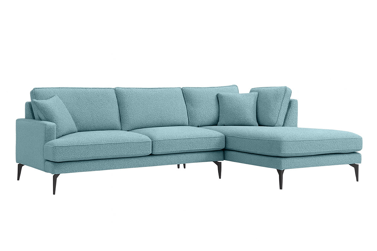 Colțar Fix AZURRO, cu ladă de depozitare, 280x90/180x85 cm - Prestigehome.ro - Colțar - Prestige #color_Albastru-Mystery