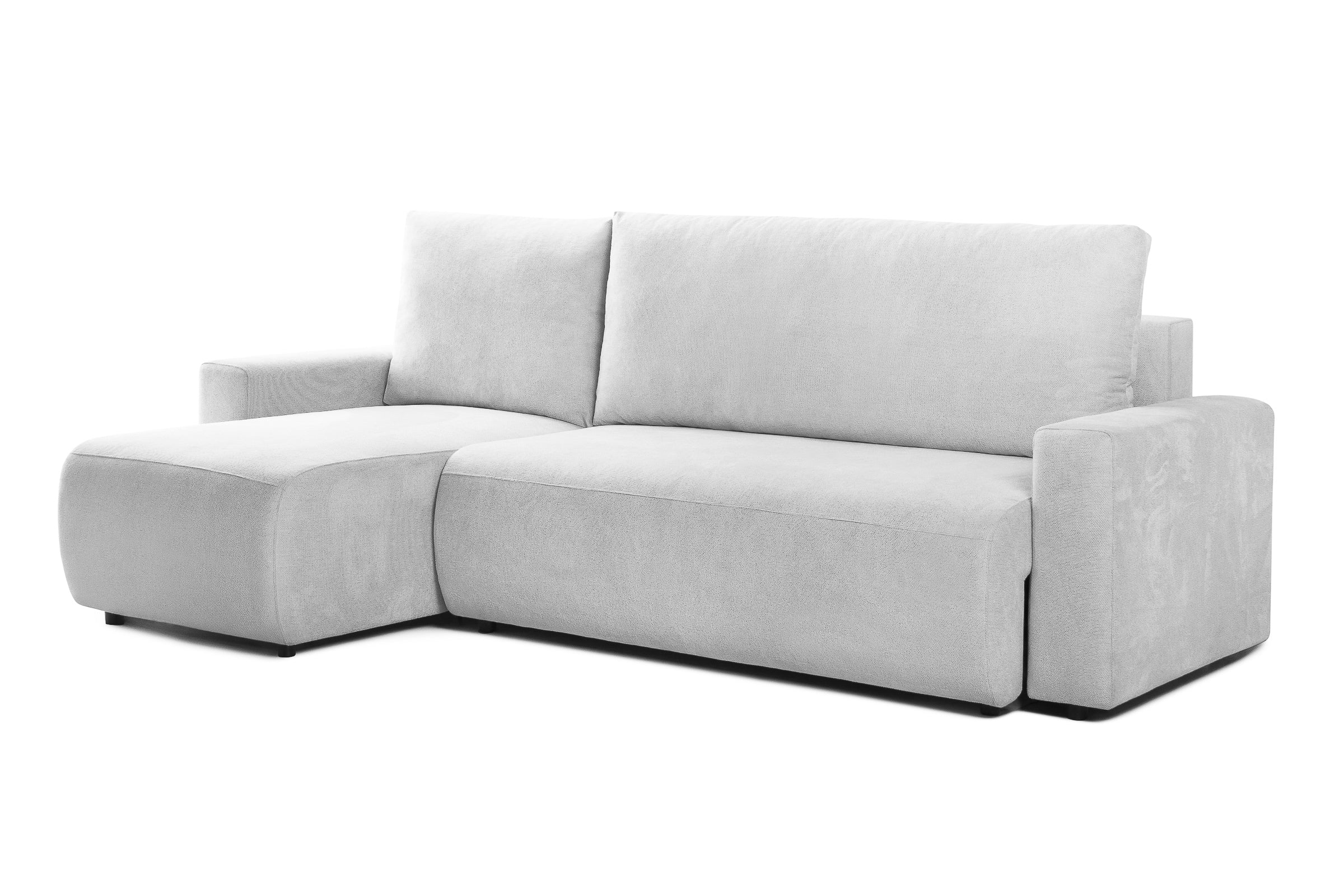 Canapea Extensibilă 3 locuri KENZO, 235x100x93 cm, #color_Gri-Argintiu-Memphis