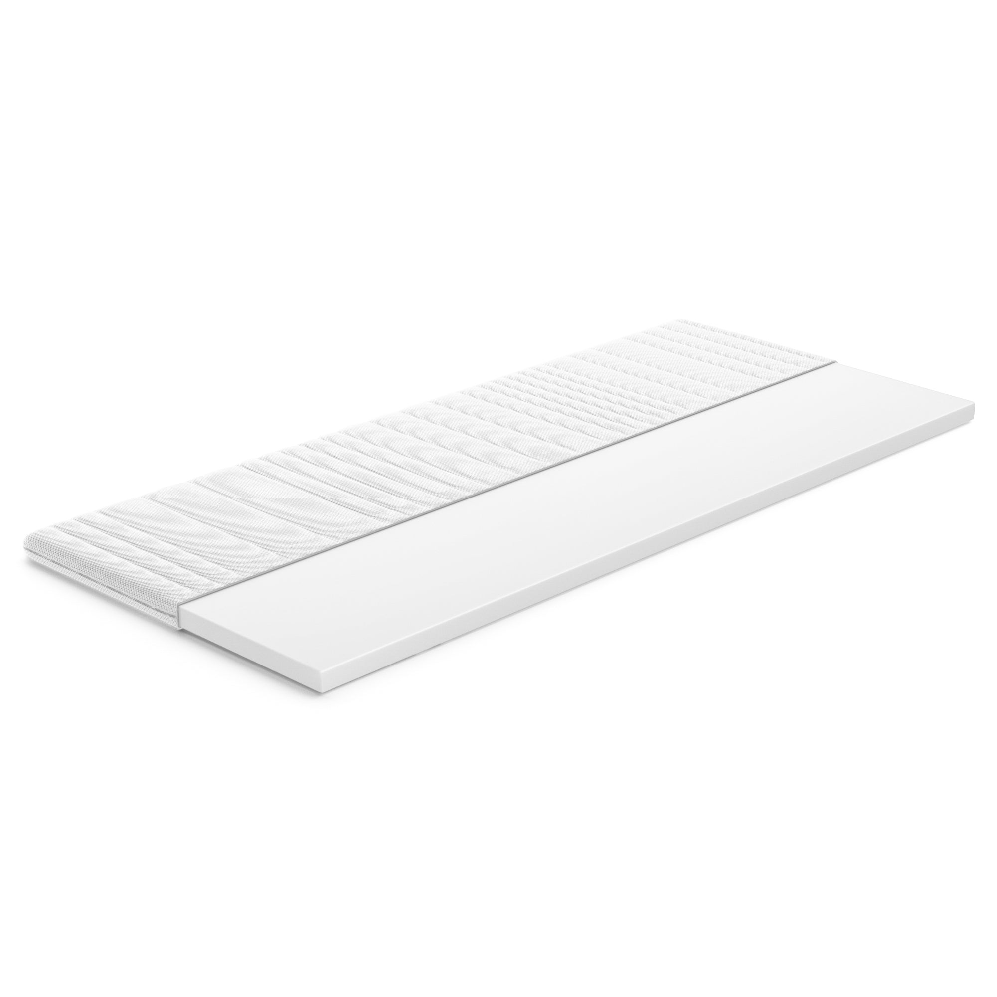 Topper saltea Classic, cu spumă poliuretanică, husă antialergică și lavabilă, Grosime: 5 cm  - Prestige Home