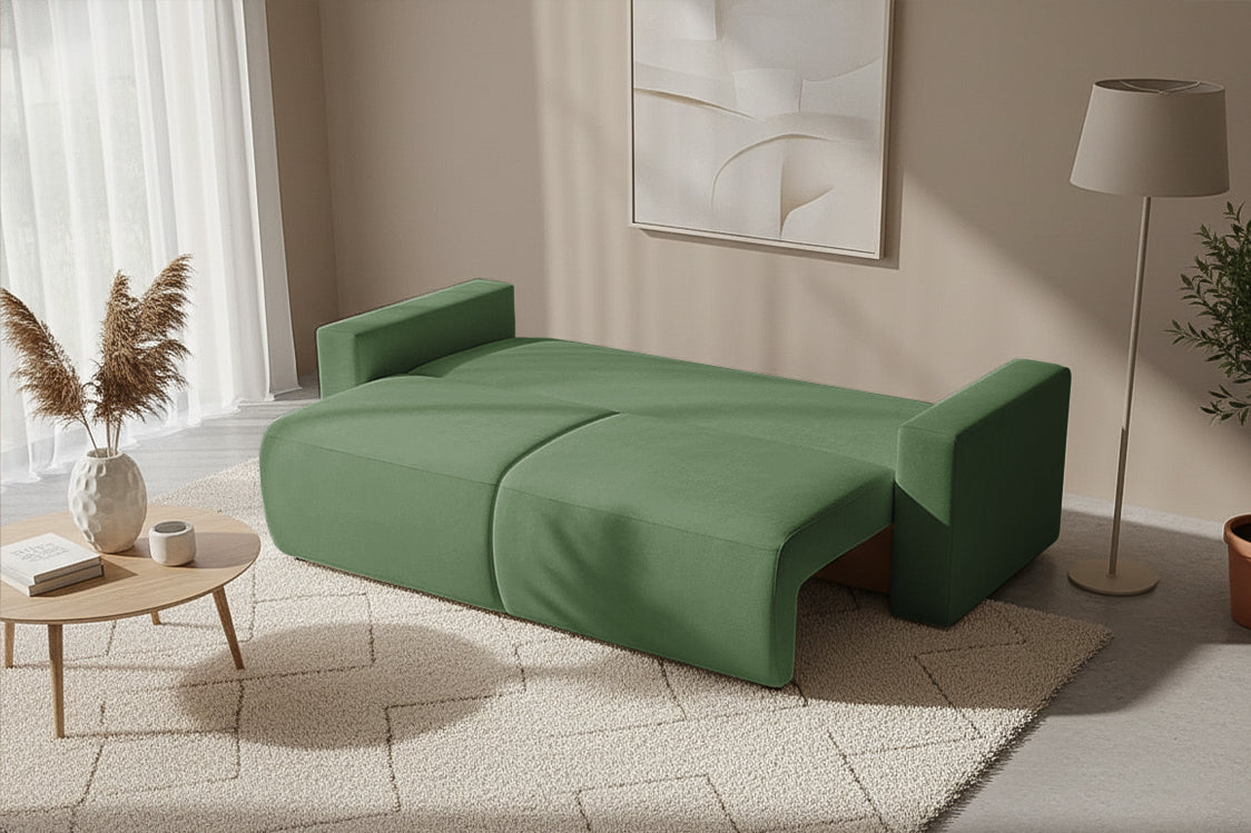 Canapea Extensibilă 3 locuri KENZO, 235x100x93 cm, #color_Verde-Memphis