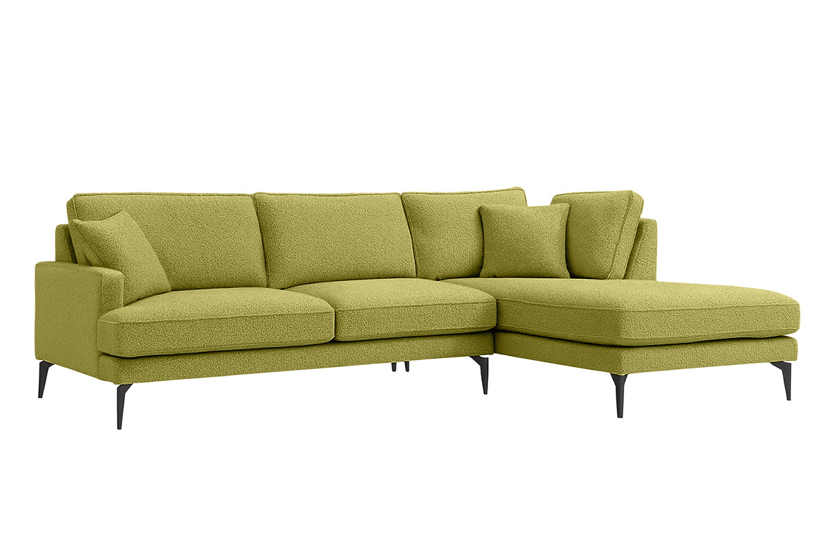 Colțar Fix AZURRO, cu ladă de depozitare, 280x90/180x85 cm - Prestigehome.ro - Colțar - Prestige #color_Verde-Olive-Mystery