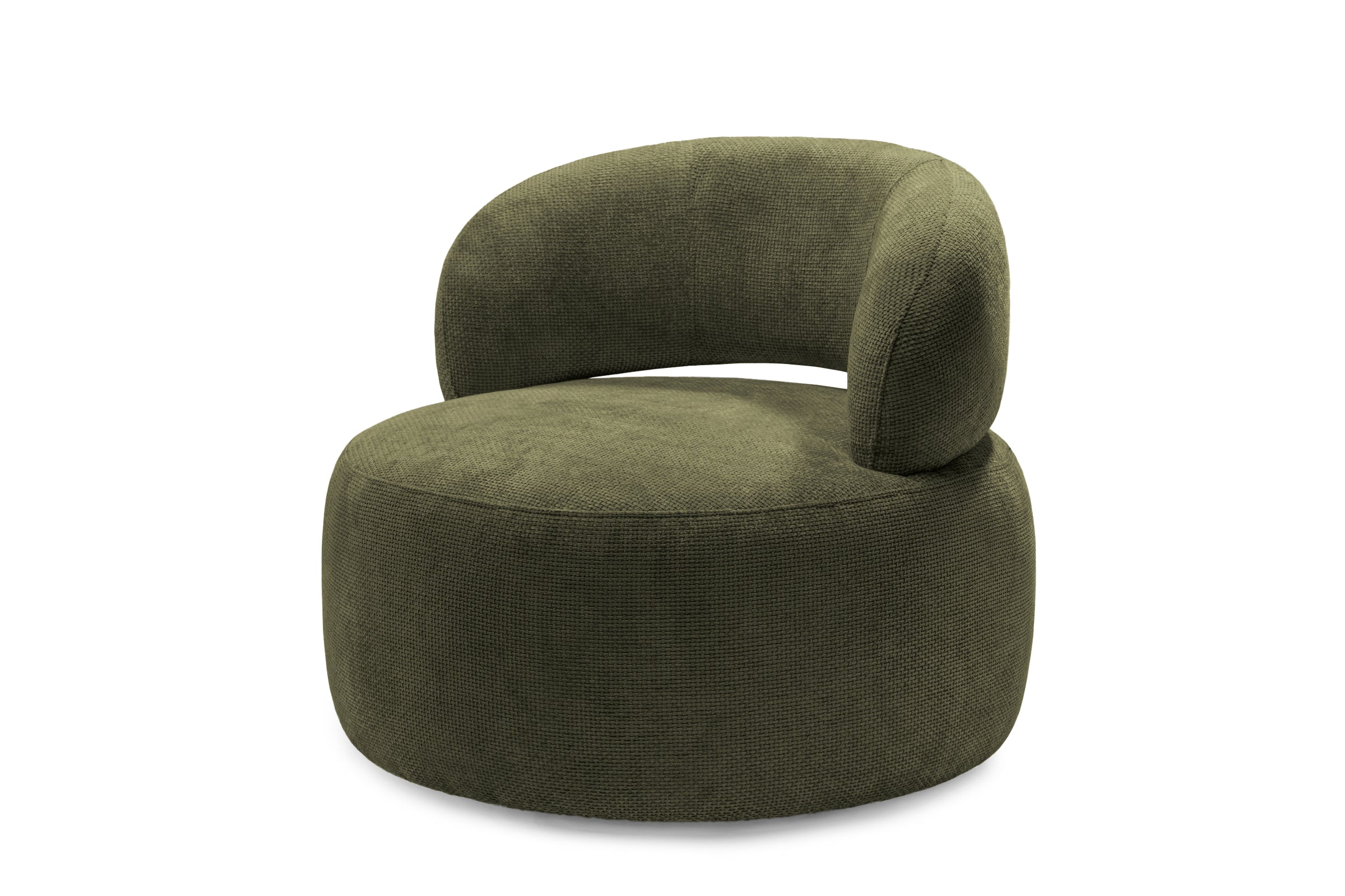 Fotoliu Moon, tetieră reglabilă, suport lombar, #color_Verde-Olive-Eden