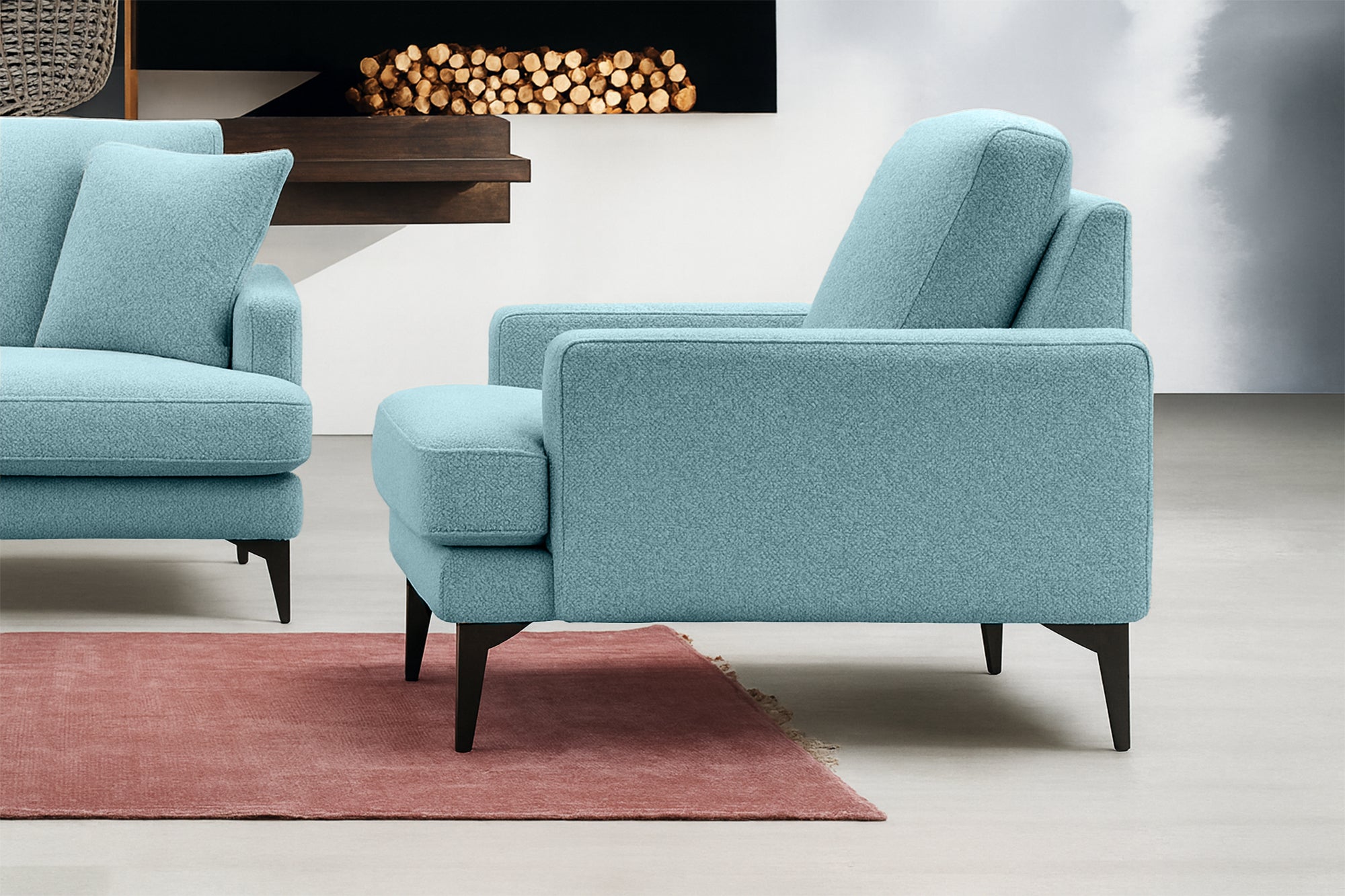 Fotoliu AZURRO, 80x90x85 cm- Prestigehome.ro - Fotoliu- Prestige - #Color_Albastru-Mystery