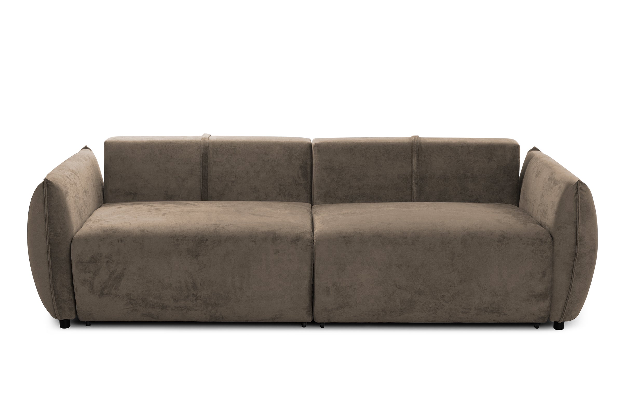 Canapea Extensibilă 3 locuri OSAKA, cu ladă depozitare, 238x110x90 cm #color_Cafe-Havana