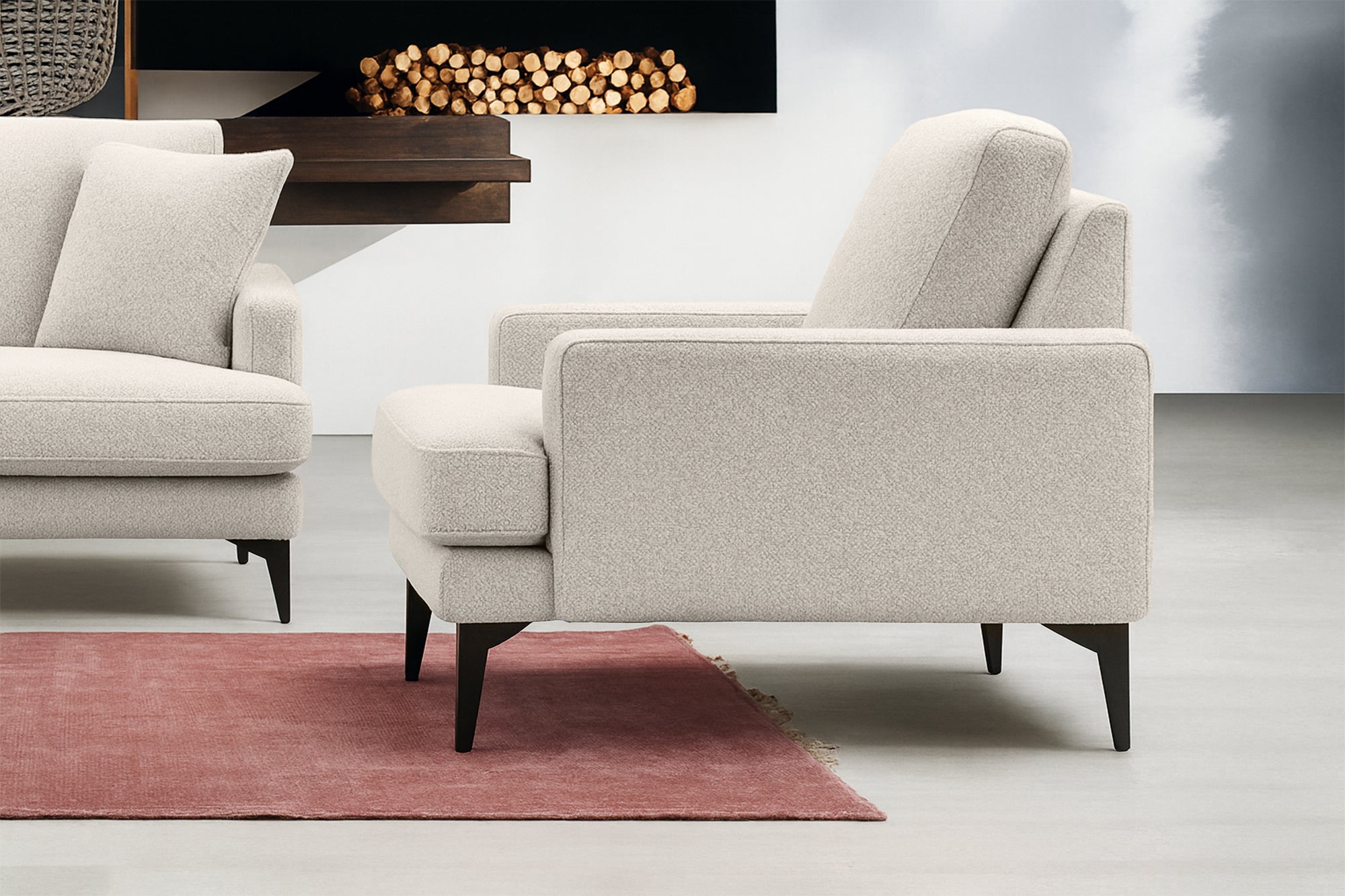 Fotoliu AZURRO, 80x90x85 cm- Prestigehome.ro - Fotoliu- Prestige - #Color_Crem-Mystery