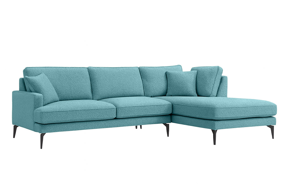 Colțar Fix AZURRO, cu ladă de depozitare, 280x90/180x85 cm - Prestigehome.ro - Colțar - Prestige #color_Turcoaz-Mystery