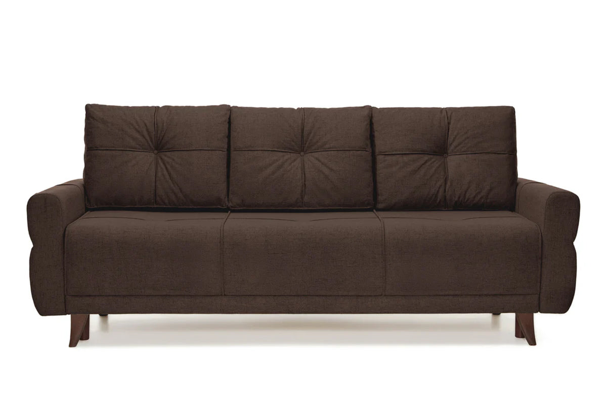 Canapea Extensibila 3 locuri Emerald, cu lada de depozitare, 215x70x90 cm - Prestigehome.ro - Canapea - Prestige - #color_yuca-maro