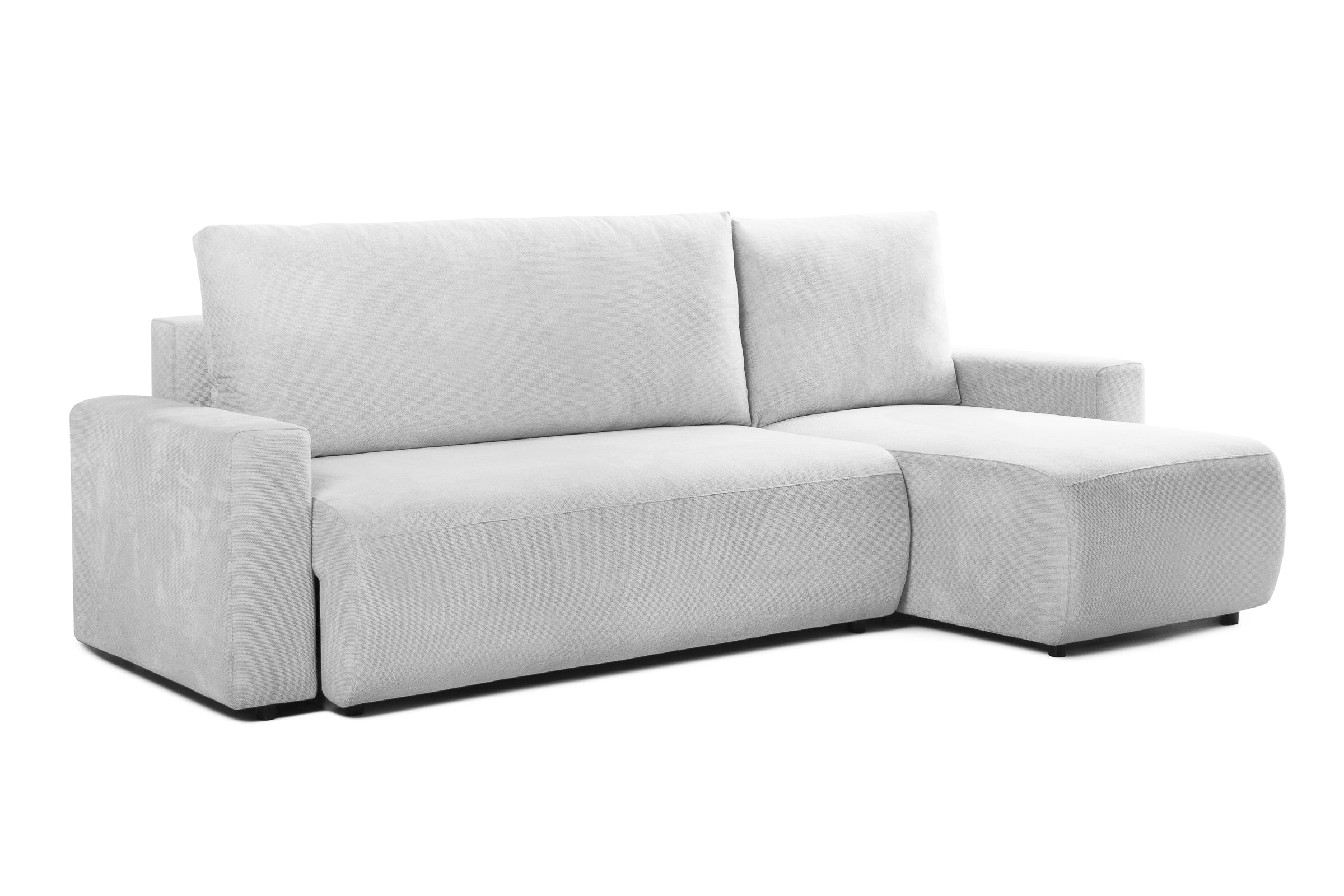 Canapea Extensibilă 3 locuri KENZO, 235x100x93 cm, #color_Gri-Argintiu-Memphis