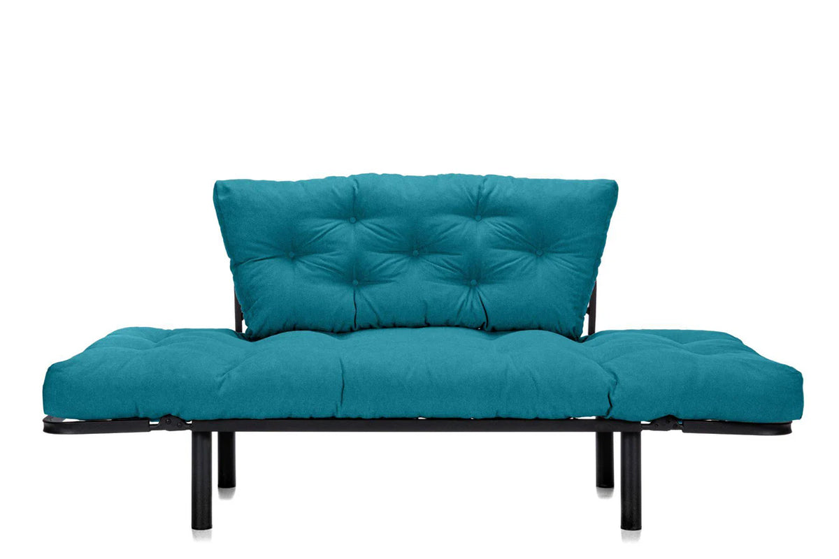 Canapea Extensibila 2 locuri SUNNY, pentru terasa, 155X70X85 cm, prestigehome.ro, Prestige Home, Prestige, balcon, gradina mobila, #color_turcoaz-enjoy