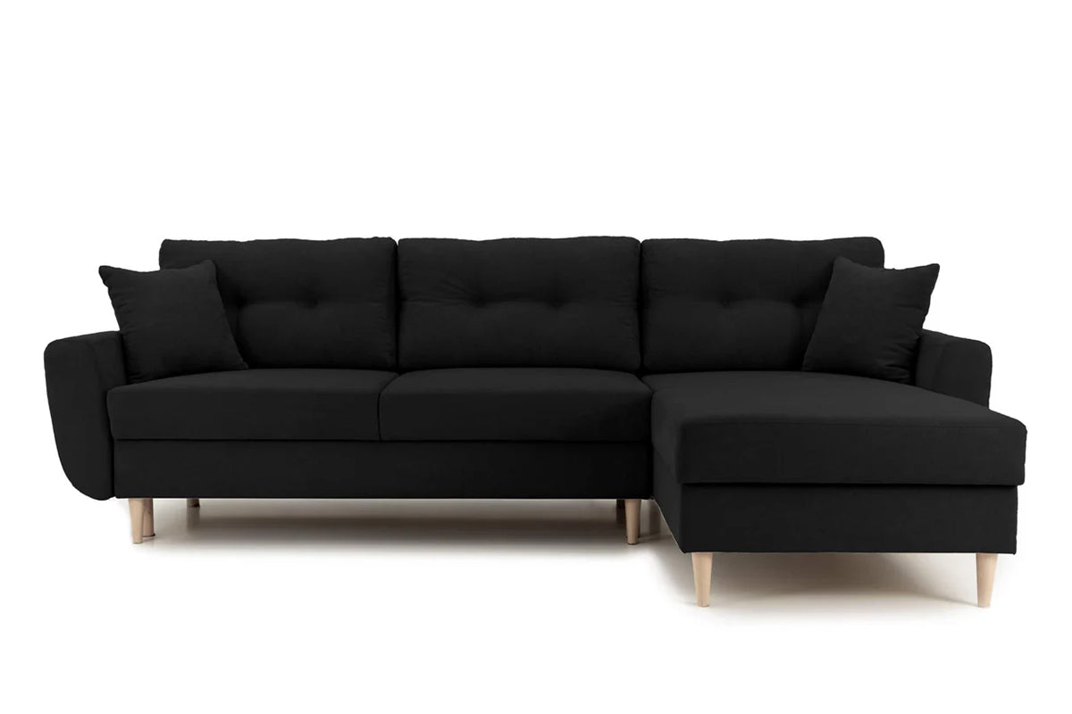 Coltar Extensibil HELSINKI, variante stanga/dreapta 261x166x82 cm - Prestigehome.ro - Coltare - Prestige - #variante coltar_Dreapta #color_negru-enjoy